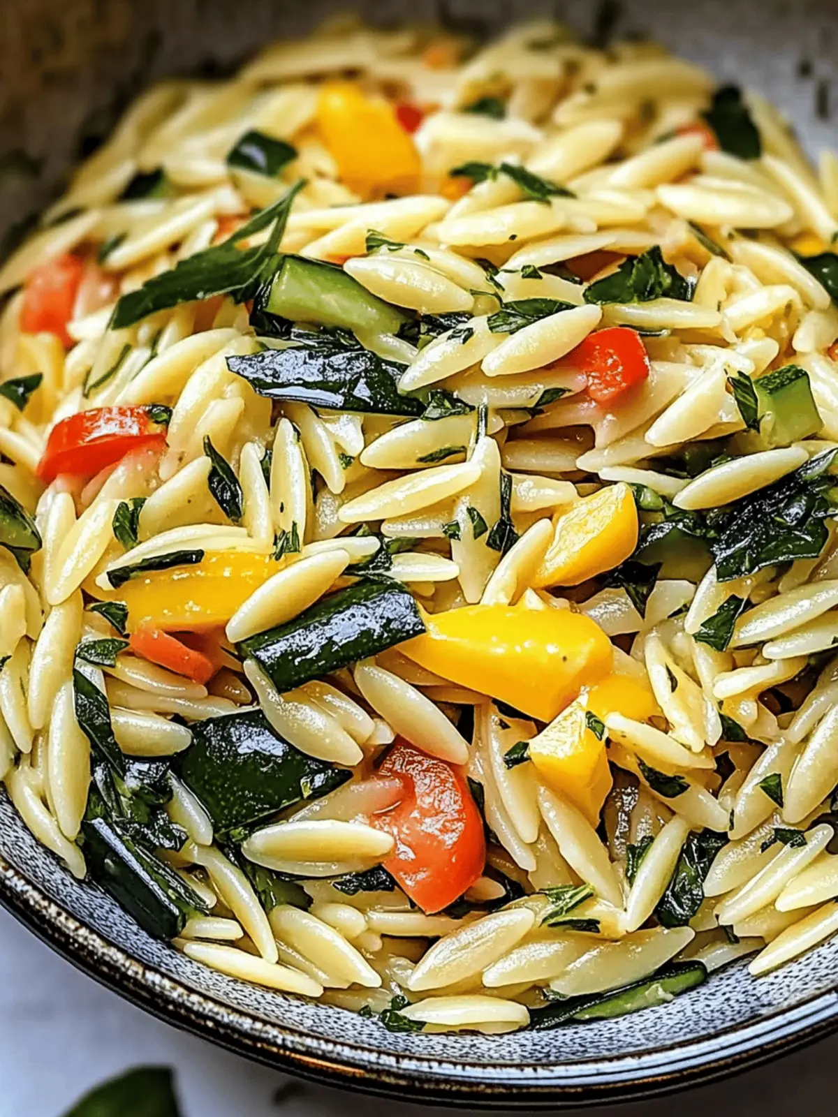 Zesty Lemon Garlic Orzo with Veggies for a Perfect Summer Delight 5 Zesty Lemon Garlic Orzo with Veggies for Summer Bliss