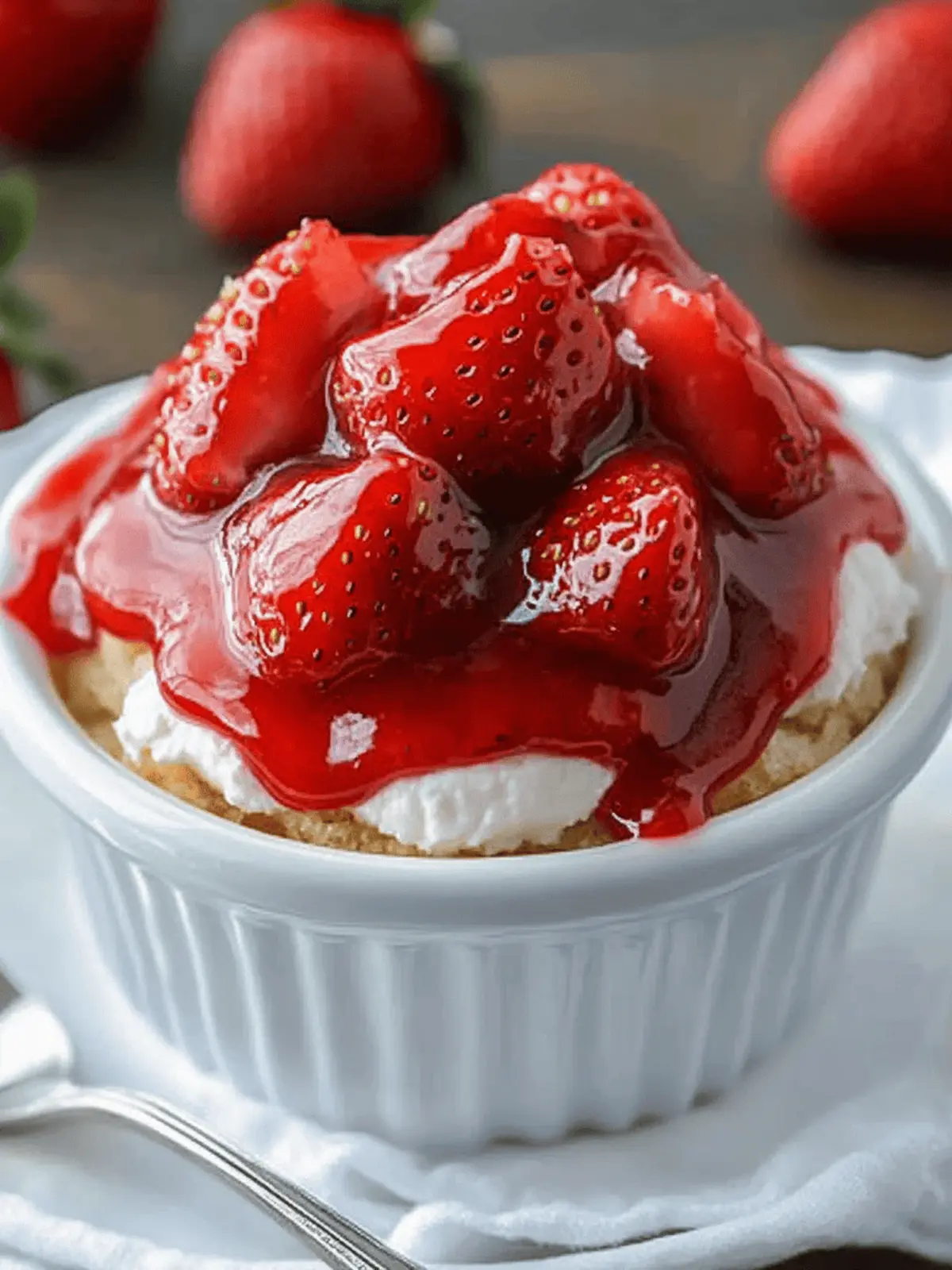Fresh and Sweet Strawberry Topping for Desserts