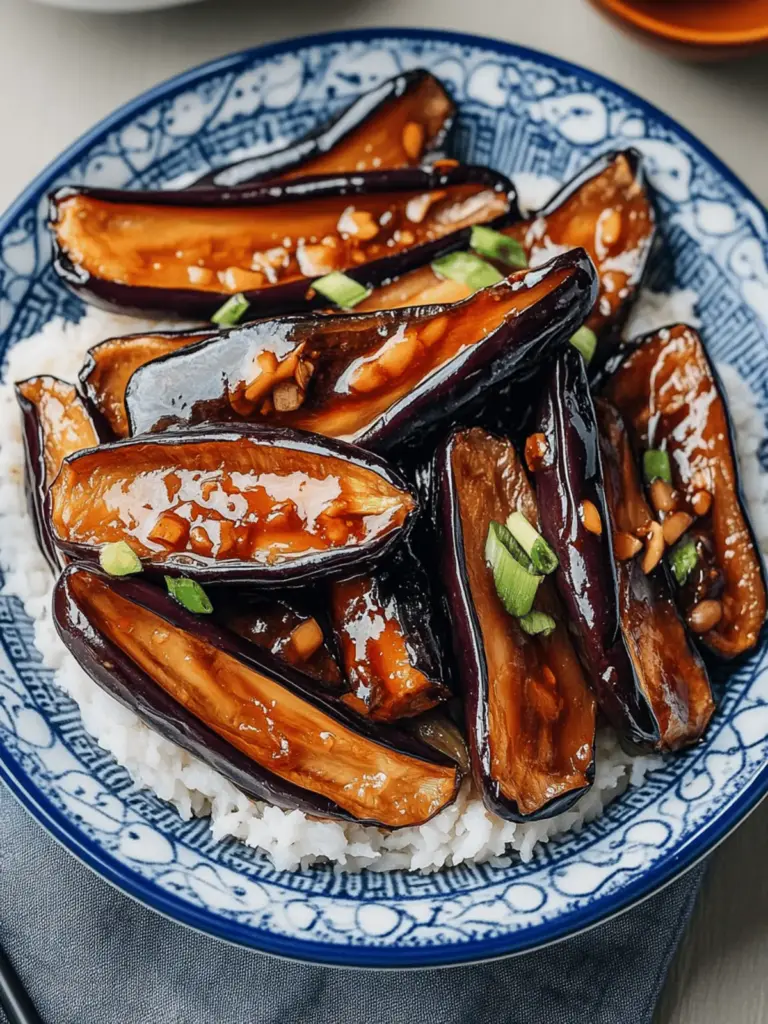 Chinese Eggplant with Garlic Sauce