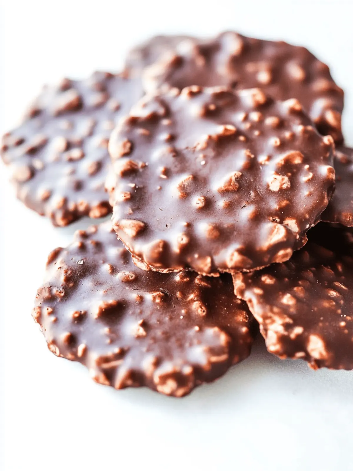 Healthy No-Bake Chocolate Cookies