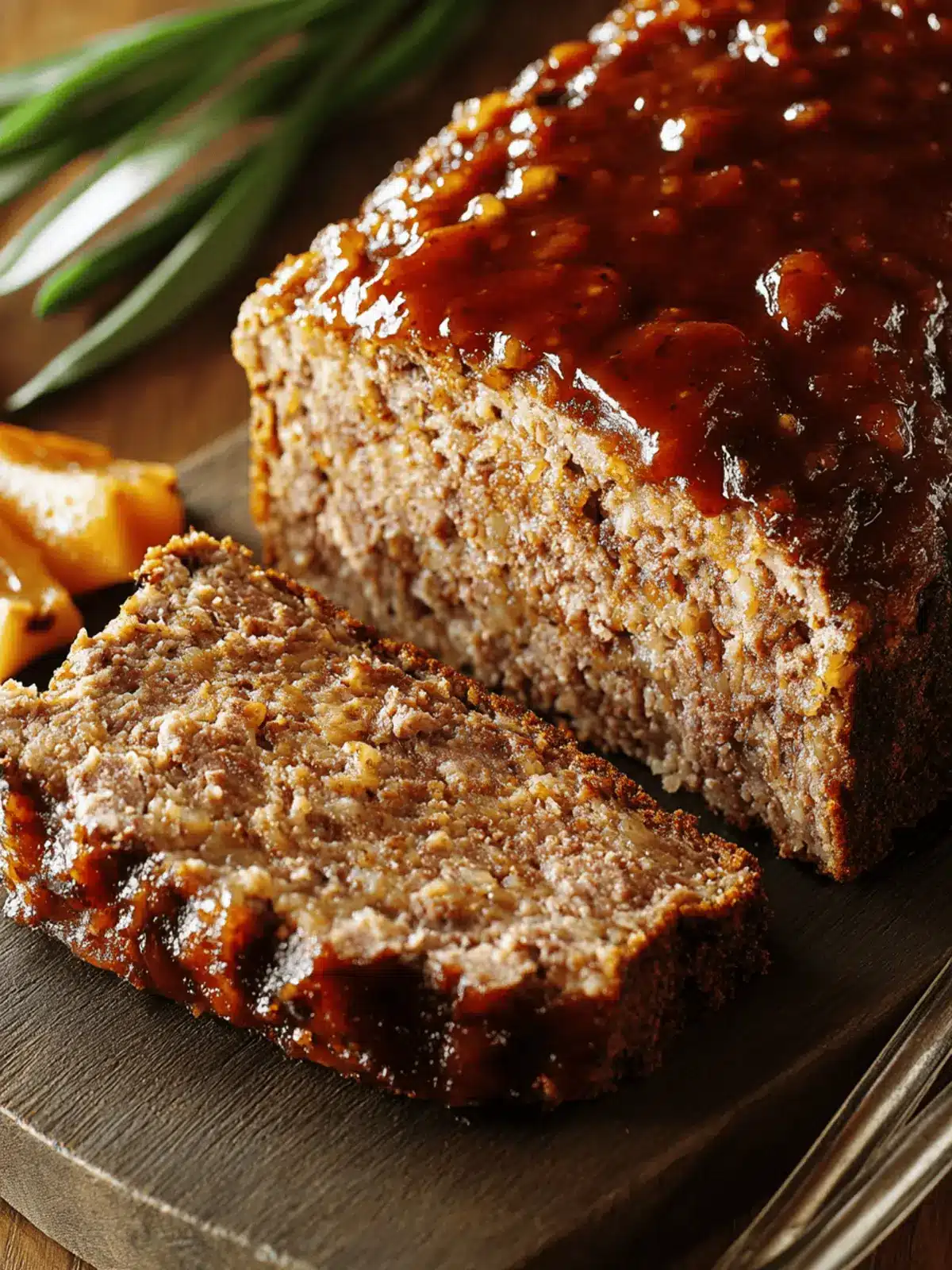 Wild Game Comfort Loaf with Tangy Mustard Glaze