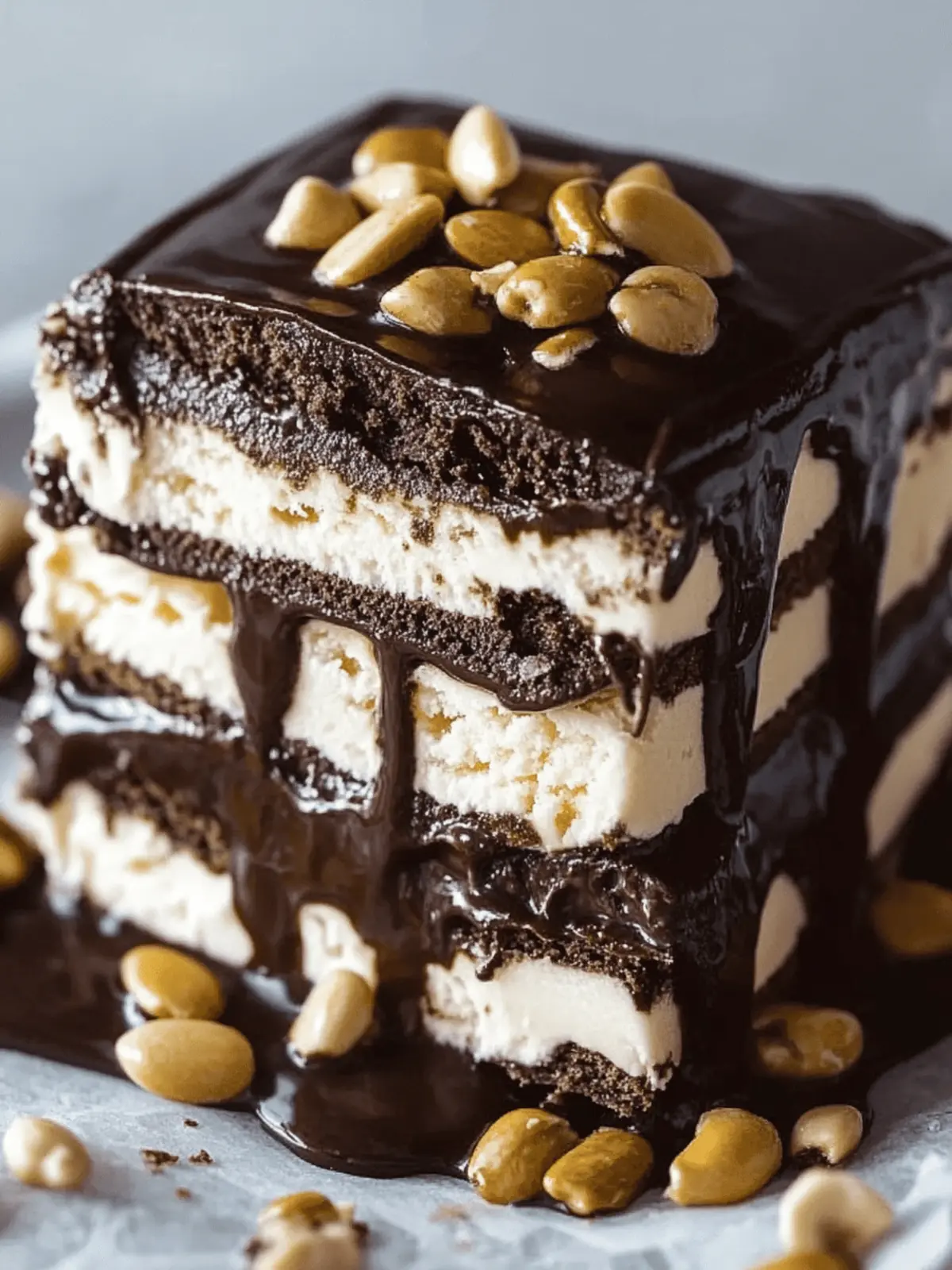 Decadent Hot Fudge Ice Cream Bars