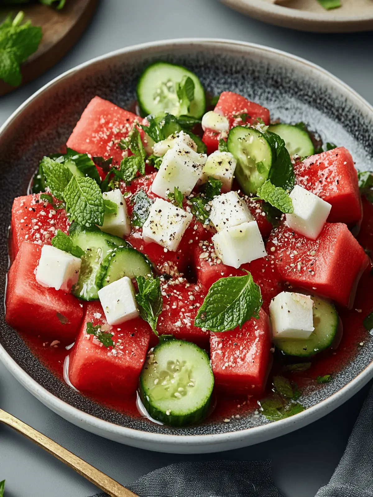 Watermelon Salad: The Ultimate Refreshing Summer Delight 3 Watermelon Salad: The Ultimate Refreshing Summer Recipe