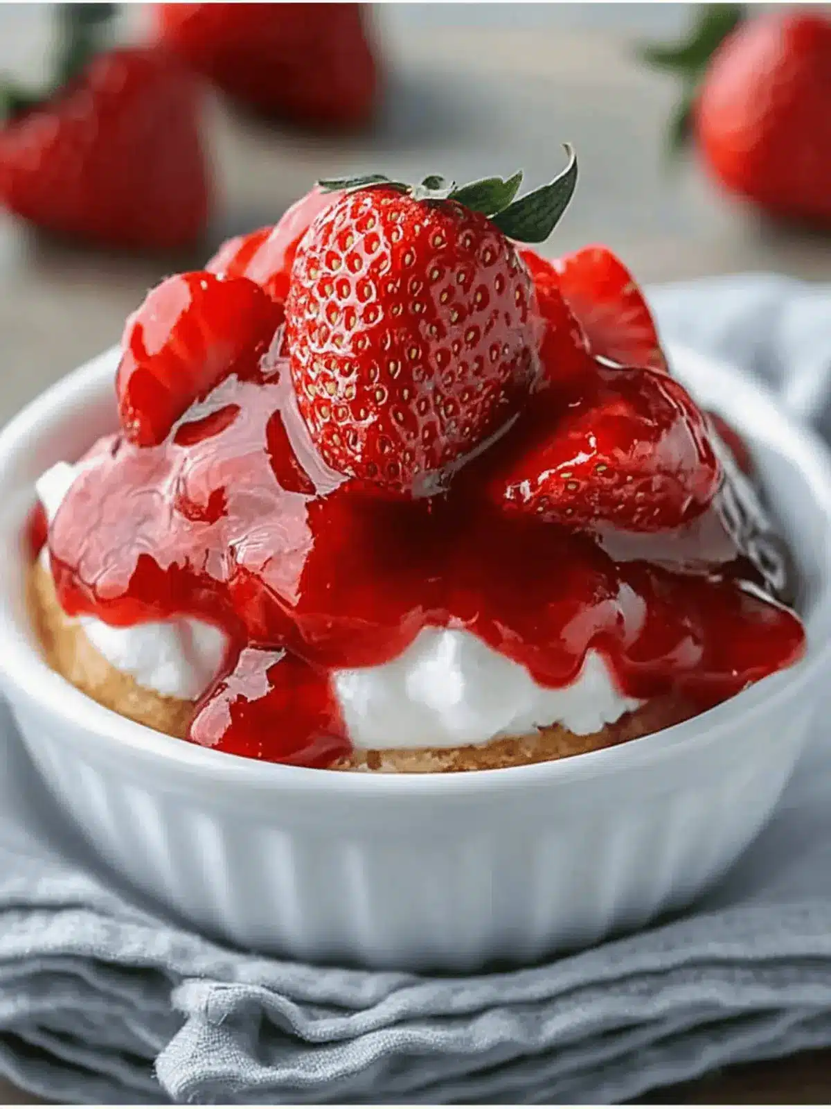 Fresh and Sweet Strawberry Topping for Desserts