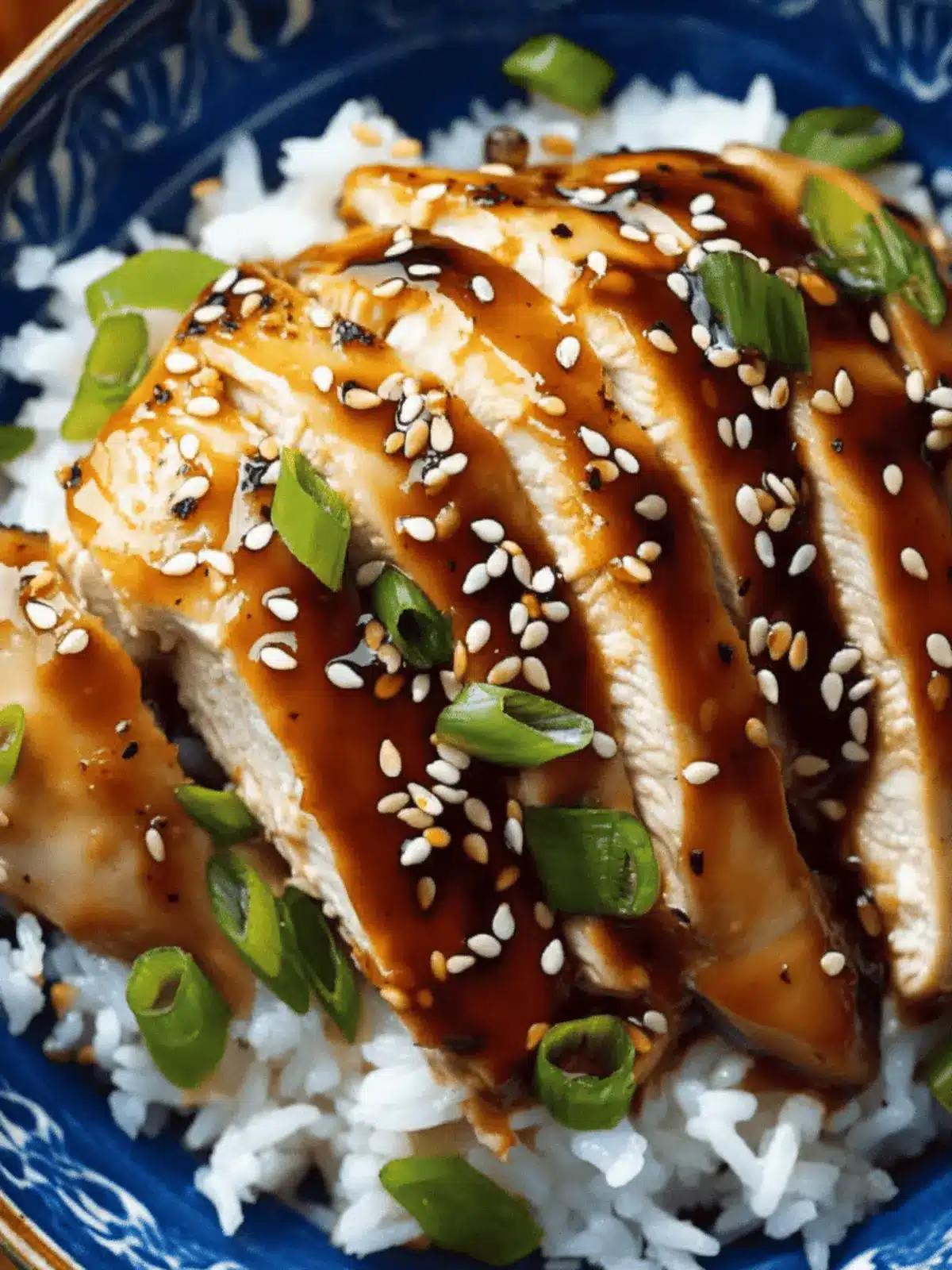 Teriyaki Chicken with Toasted Sesame