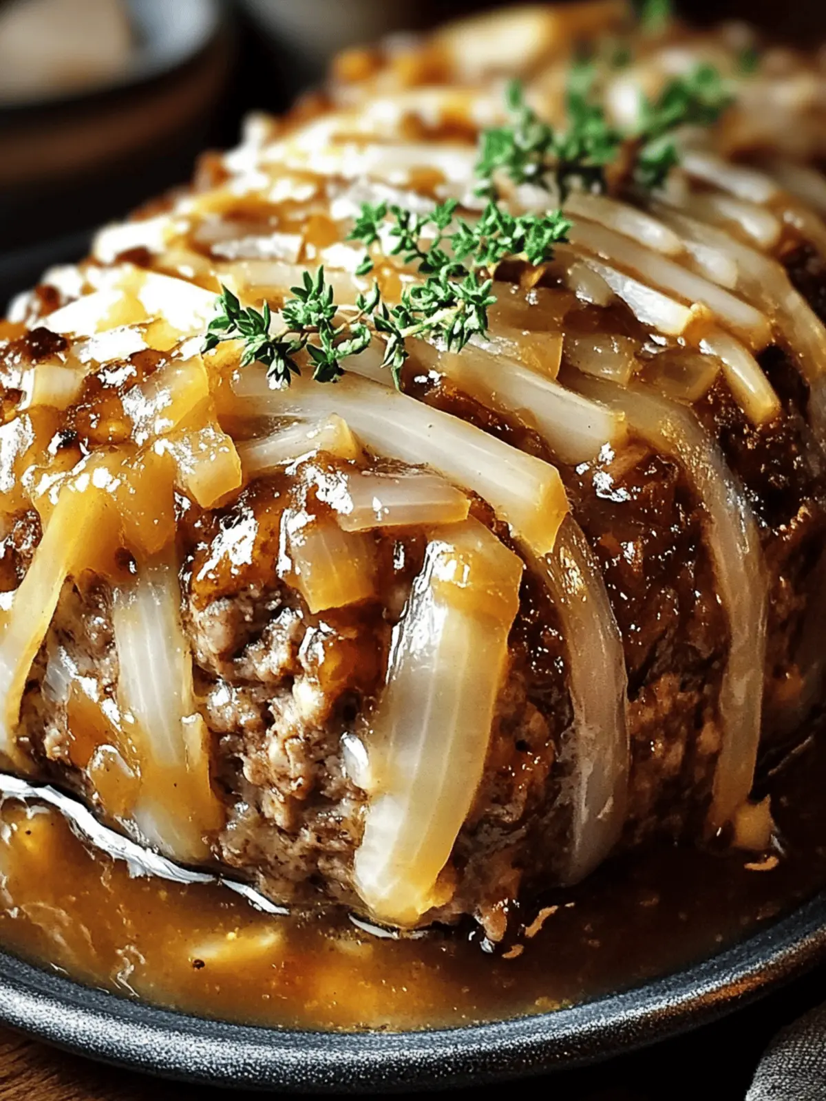 French Onion Meatloaf