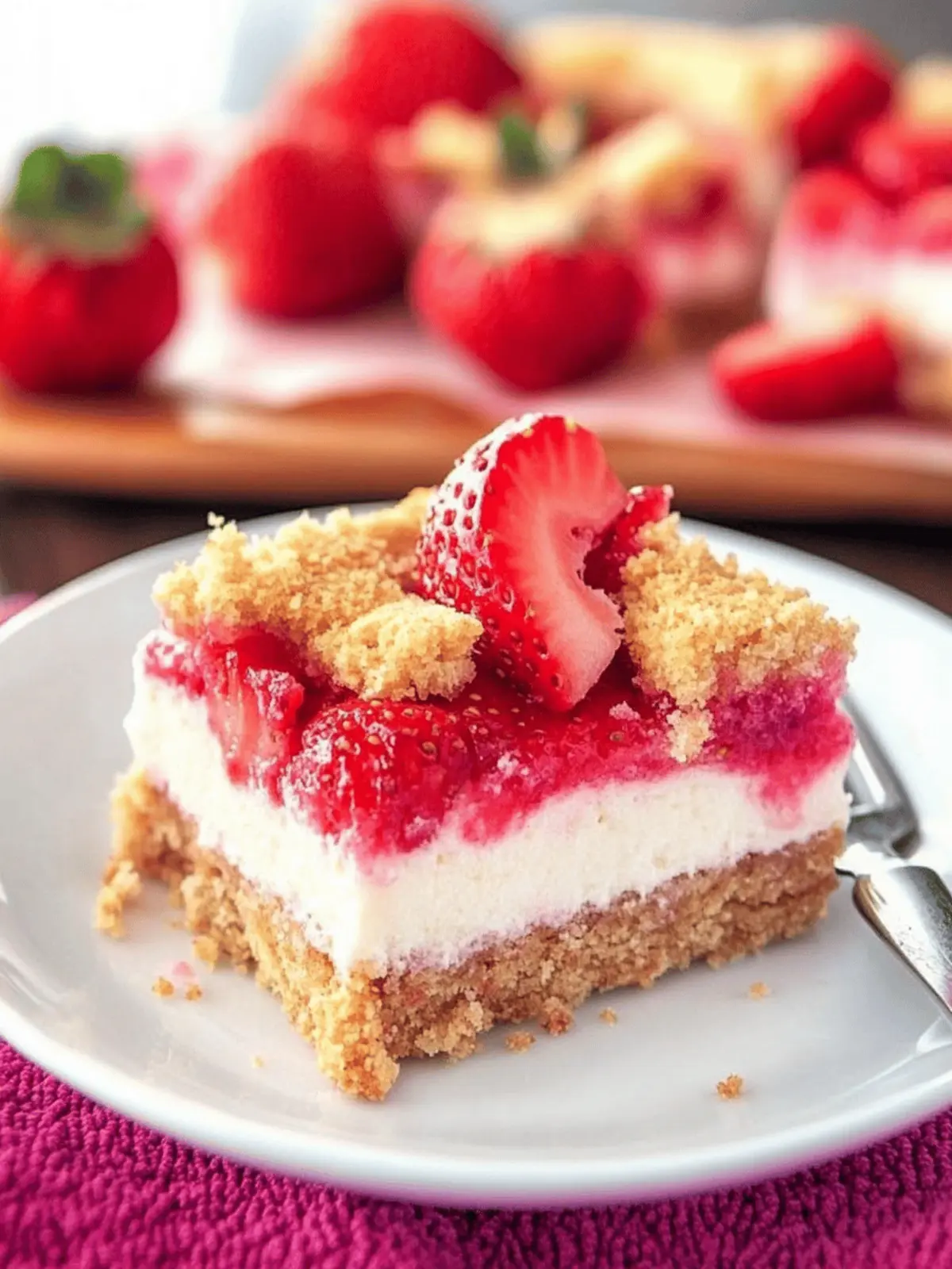 Strawberry Shortcake Bars