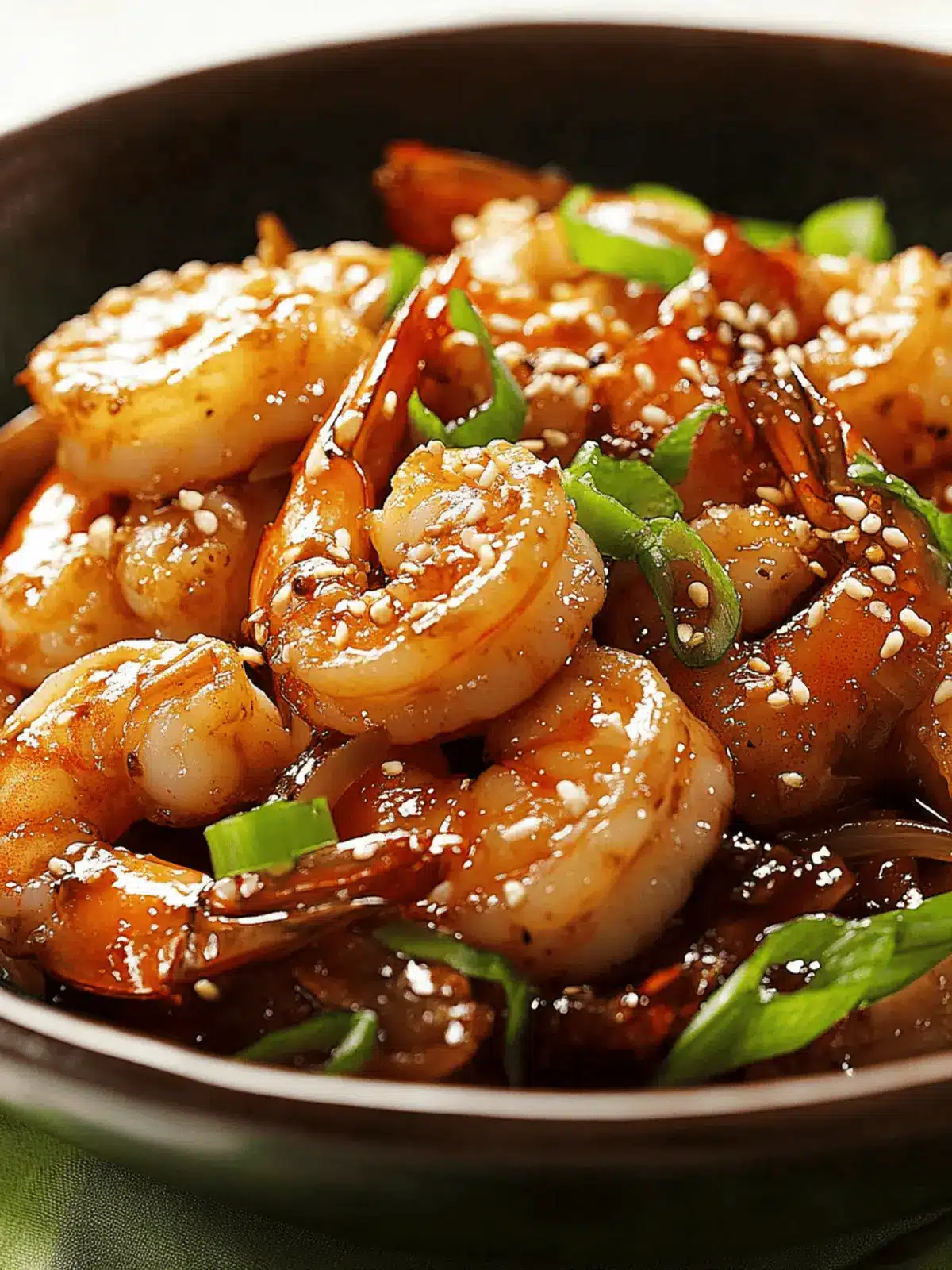 Sizzling Shrimp Stir-Fry with Ginger, Garlic, and Sesame