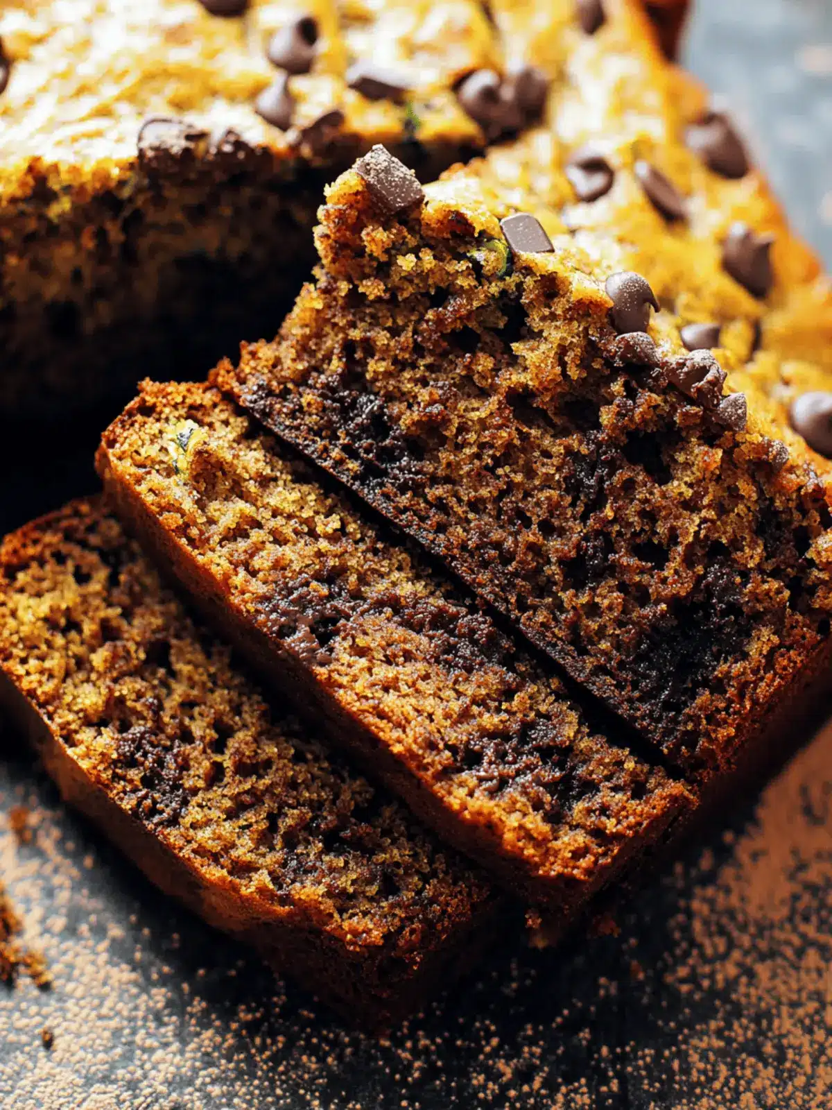 Zucchini Bread with a Chocolate Twist