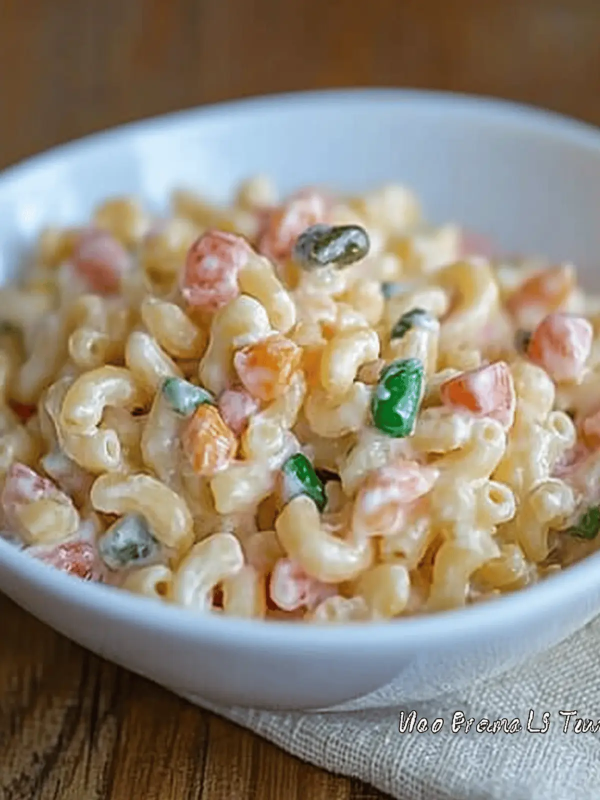 Filipino Sweet Macaroni Salad