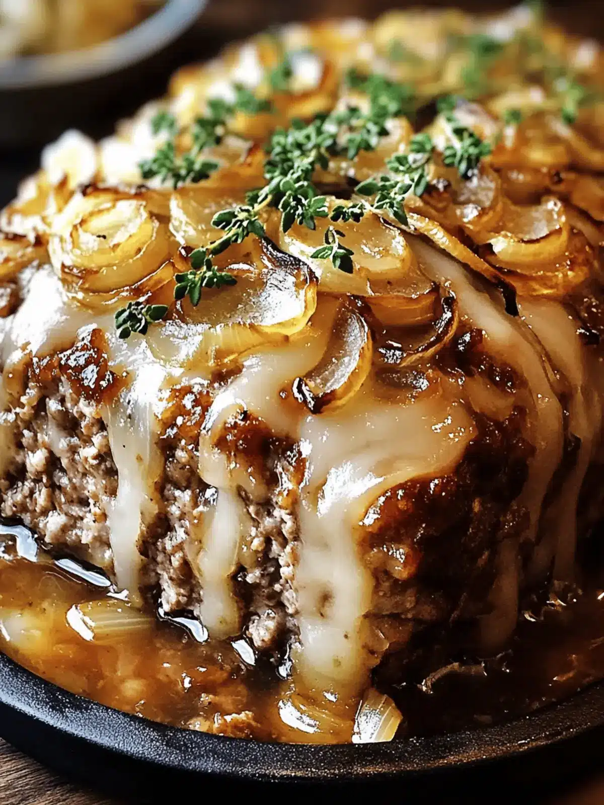 French Onion Meatloaf