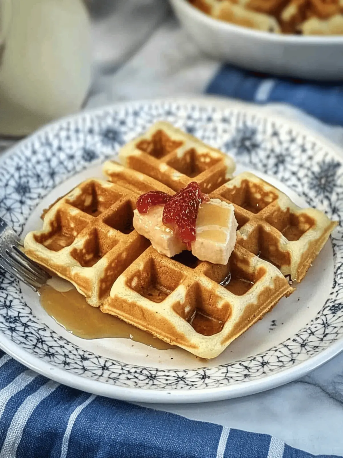 Yeasted Waffles - Mangia Bedda