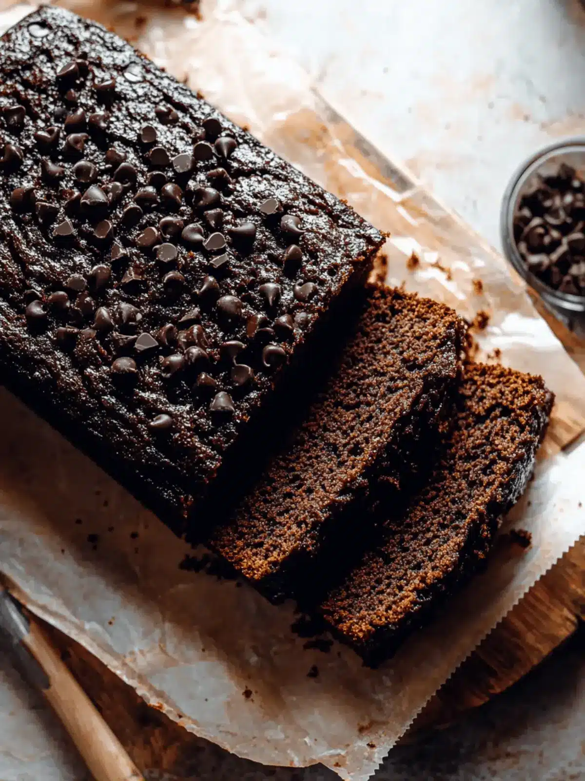 Dark Chocolate Banana Bread