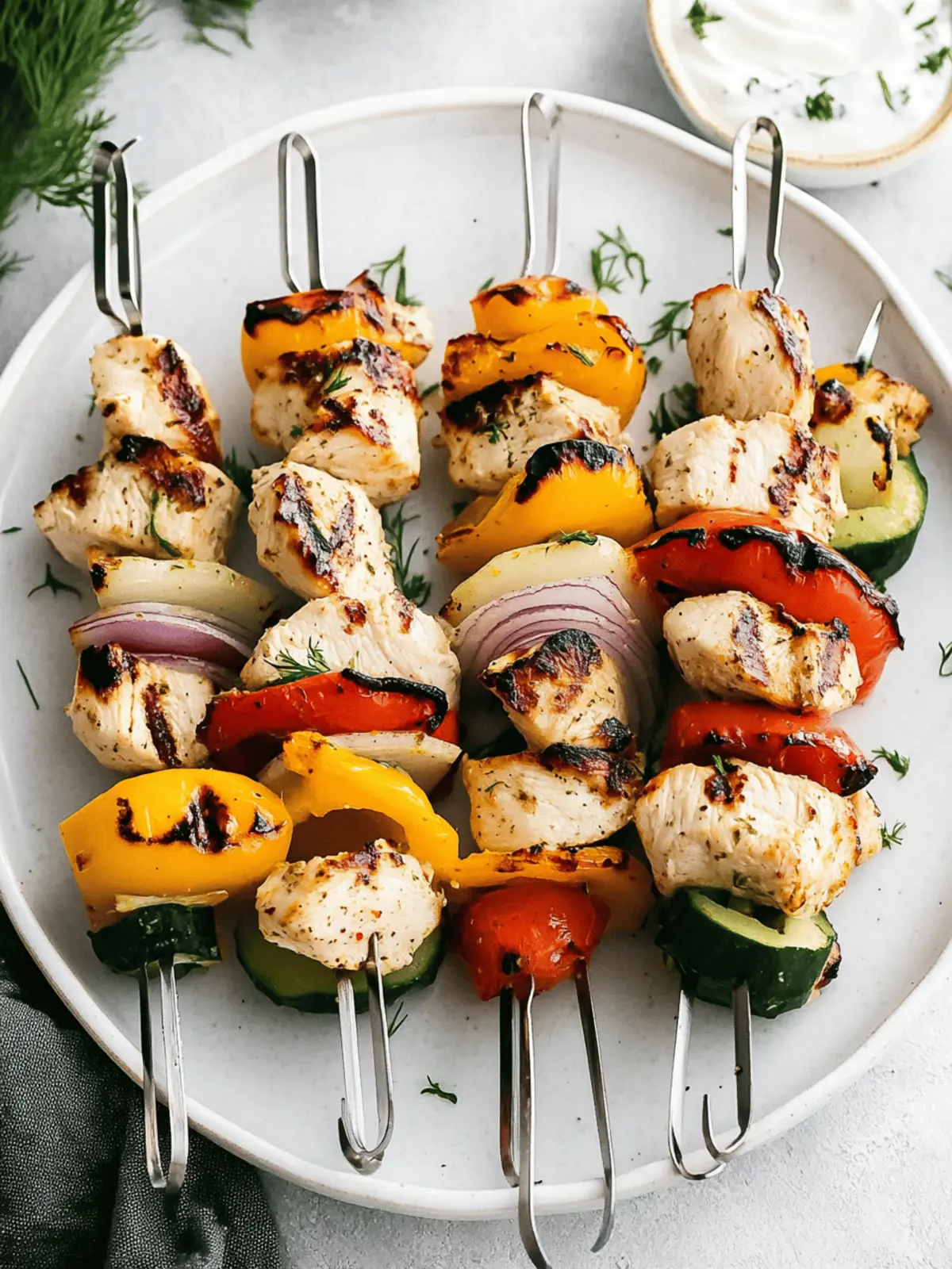 Greek Chicken Kabobs