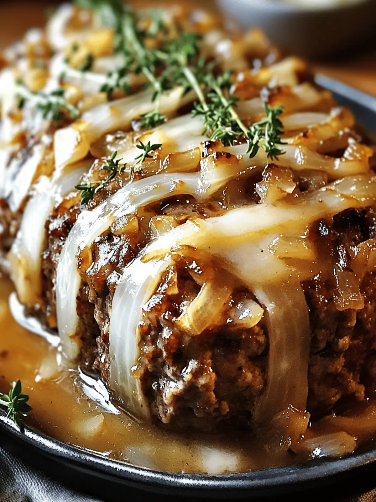 French Onion Meatloaf