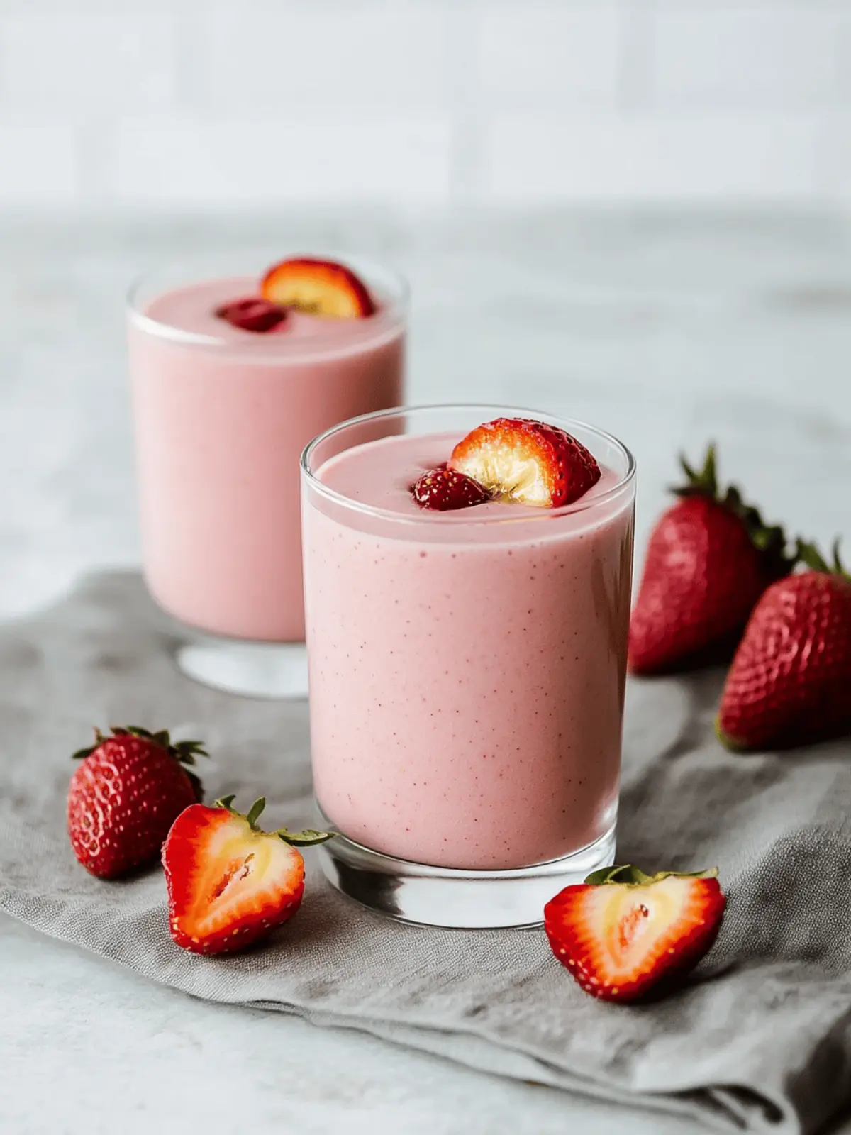 Strawberry Banana Smoothie