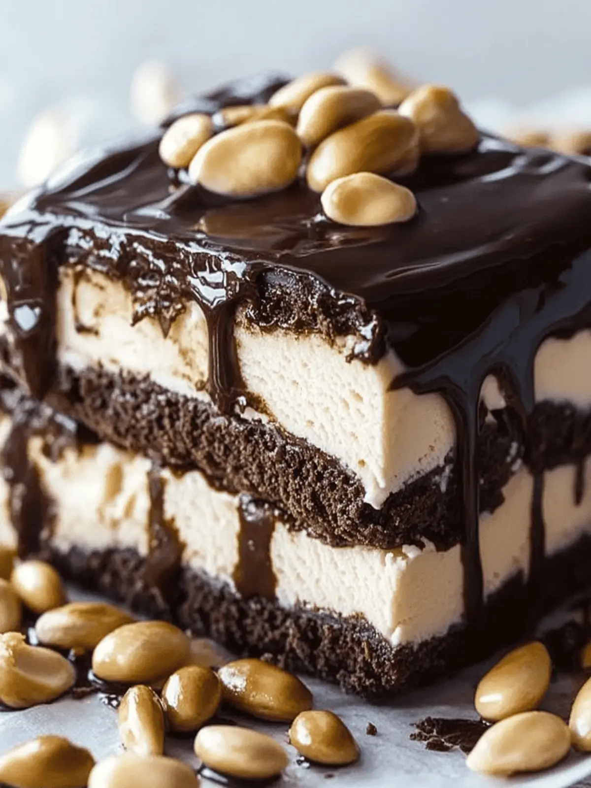Decadent Hot Fudge Ice Cream Bars