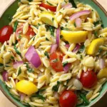 Lemon Orzo Pasta Salad