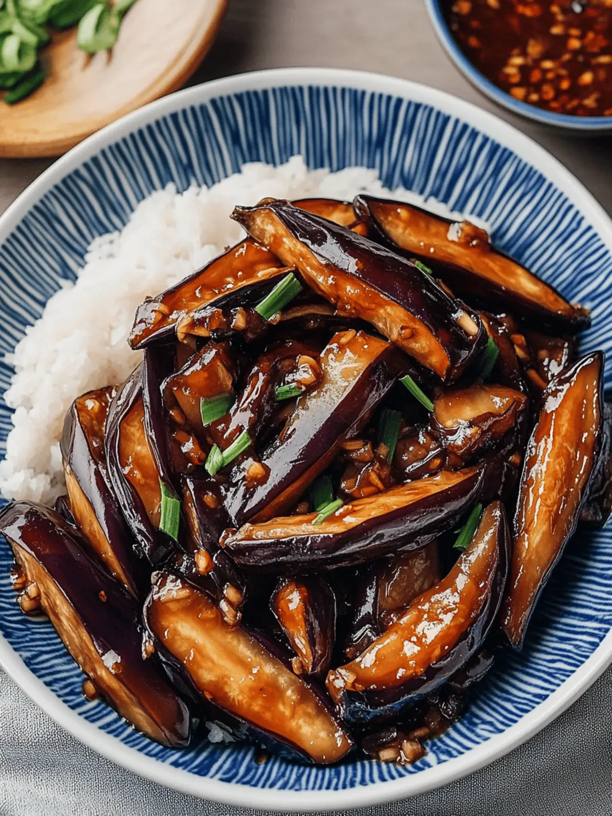 Chinese Eggplant with Garlic Sauce