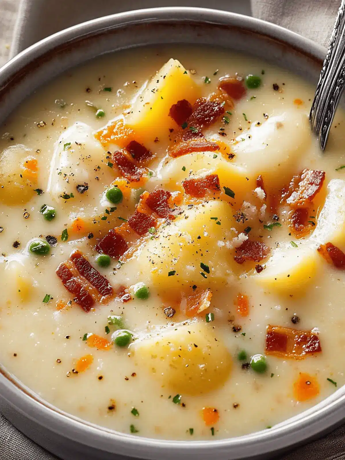 Crockpot Potato Soup with Bacon