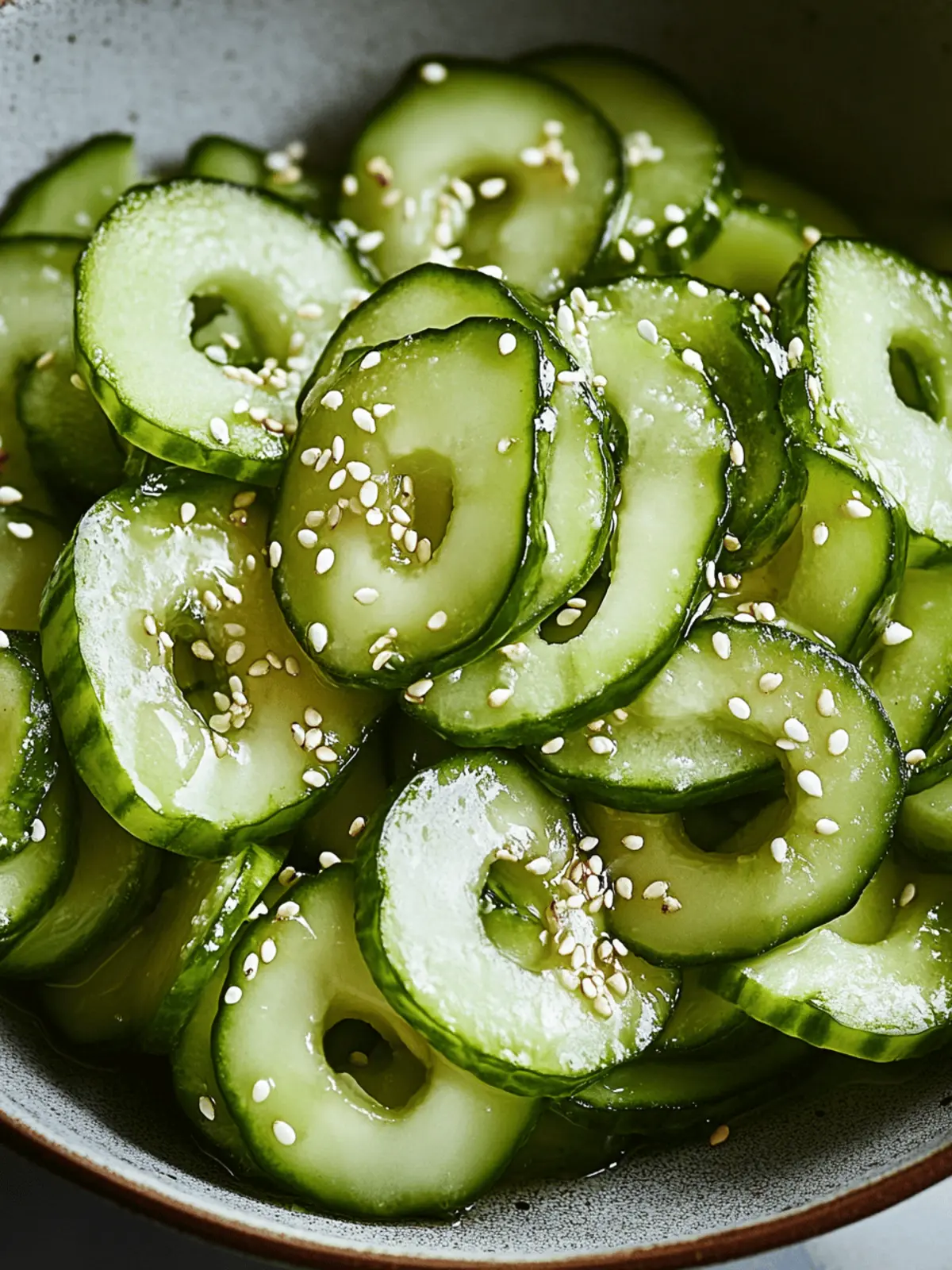 Refreshing Japanese Cucumber Sunomono Salad