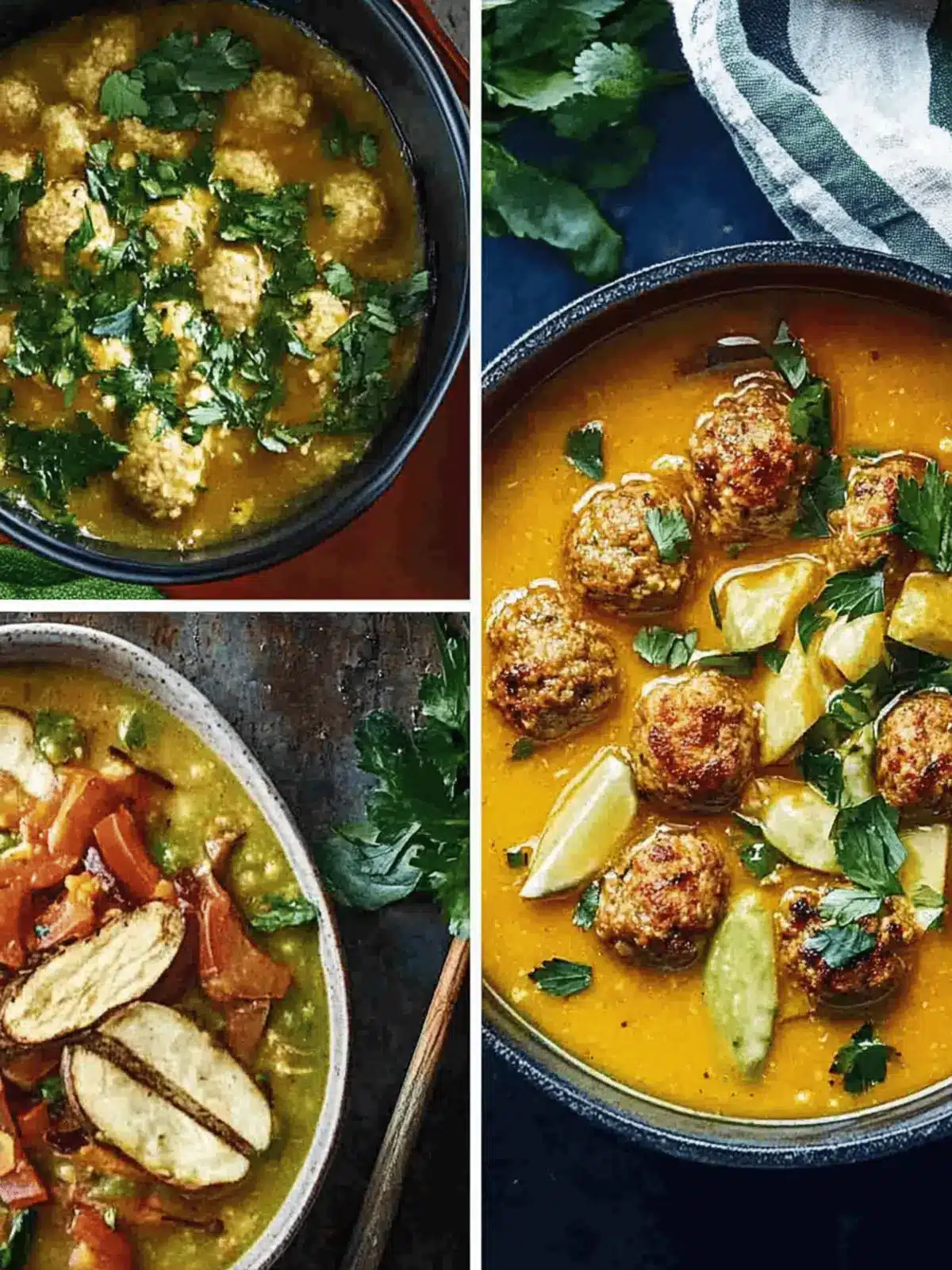 Mexican Meatball Soup – The Tasty Flavors