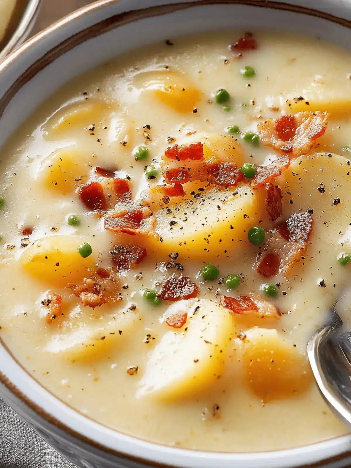 Crockpot Potato Soup with Bacon