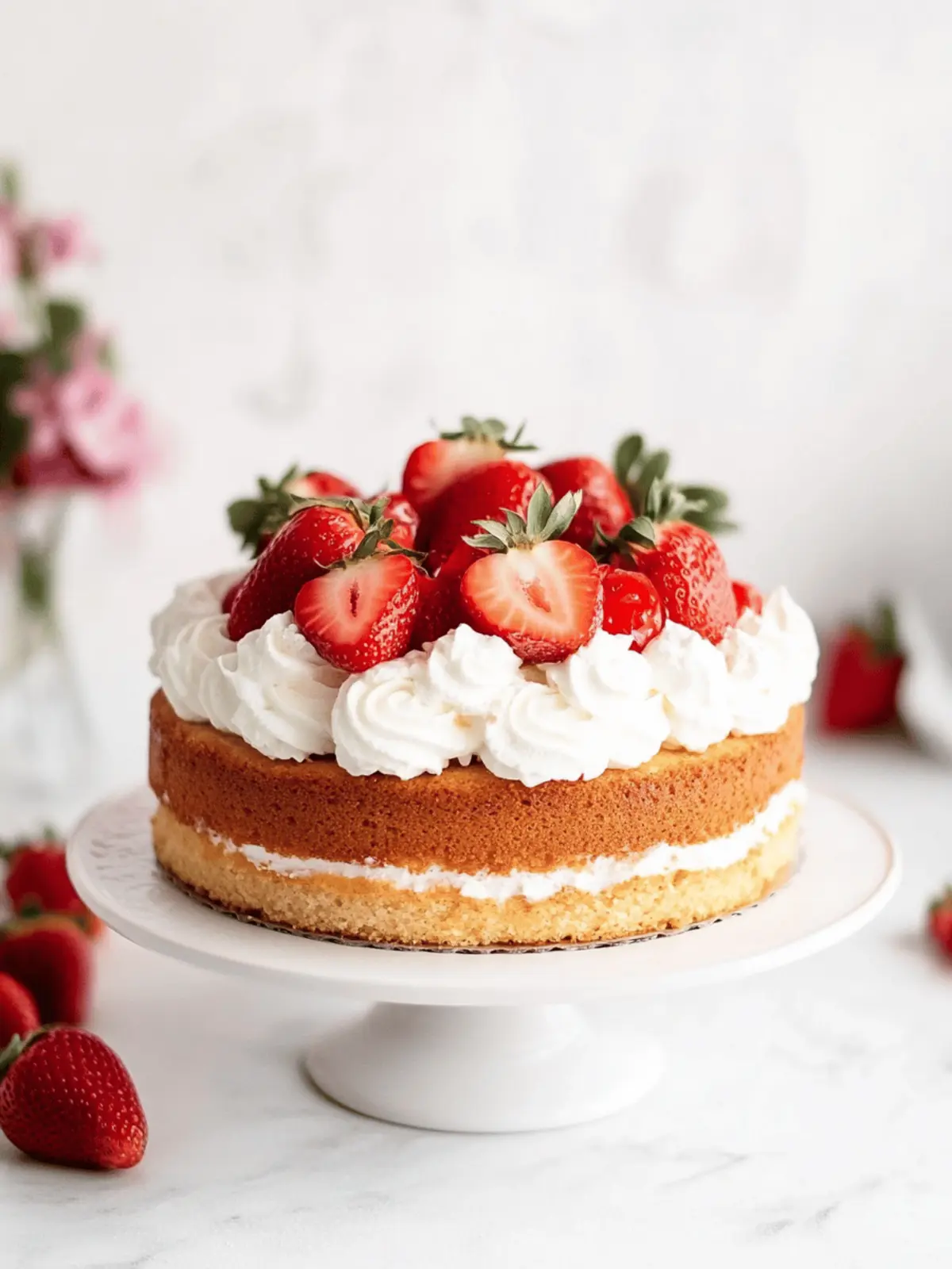 Strawberry Shortcake Cake