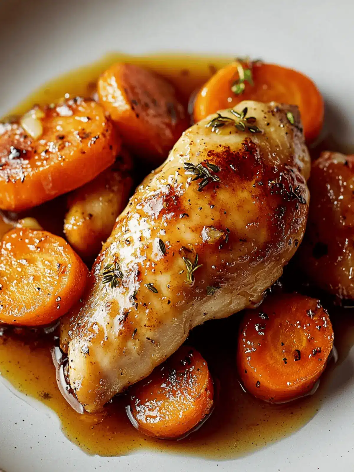 Honey Glazed Carrots & Chicken