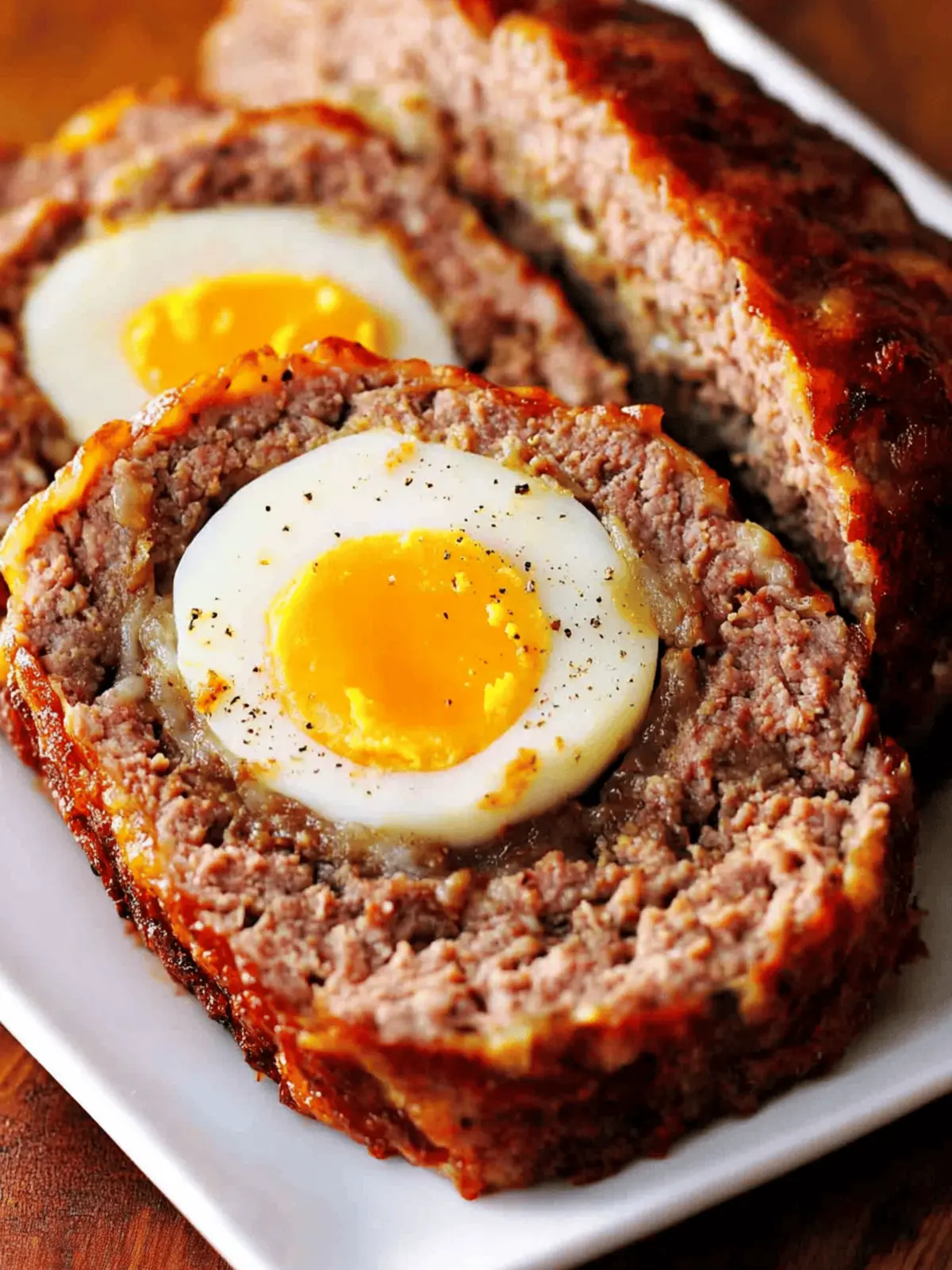 Egg Stuffed Meatloaf