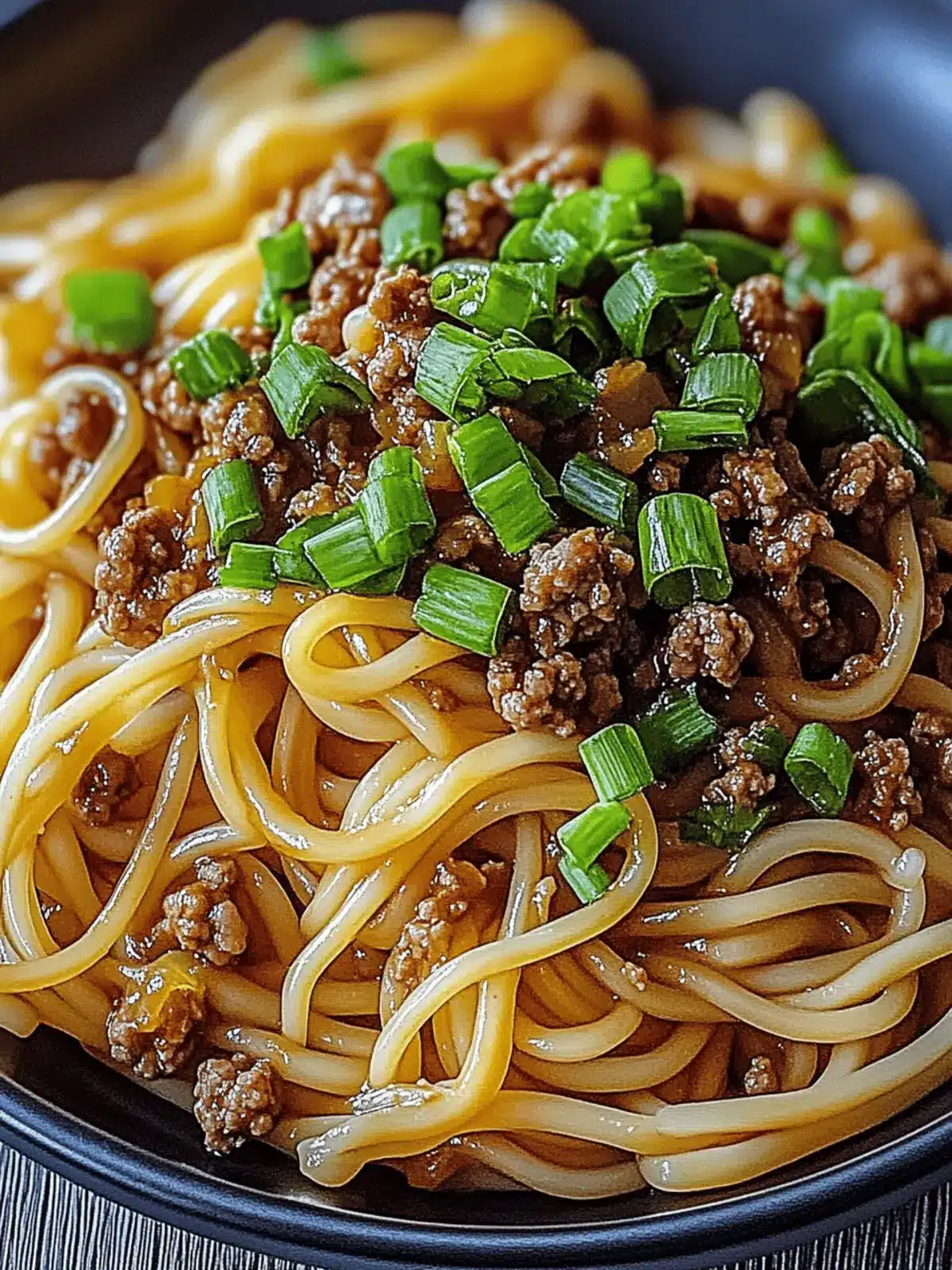 Quick & Flavorful Asian Ground Beef Noodles Recipe