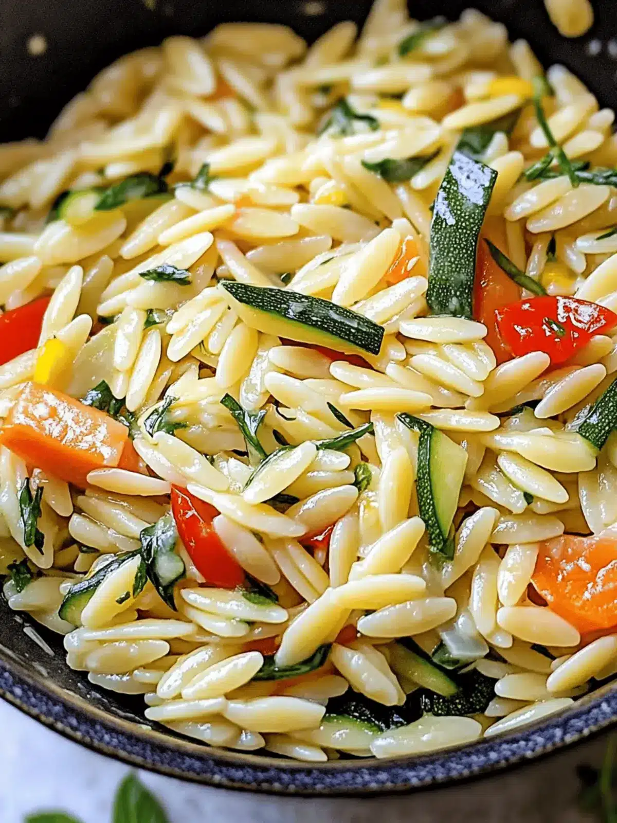 Lemon Garlic Orzo with Veggies: A Refreshing Summer Dish 5 Lemon Garlic Orzo with Veggies