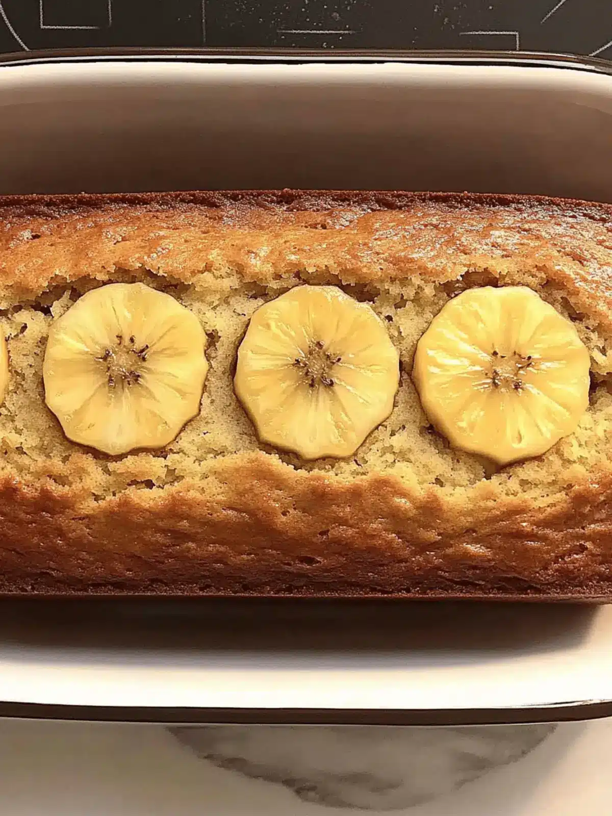 Pineapple Banana Bread Straight from the Oven