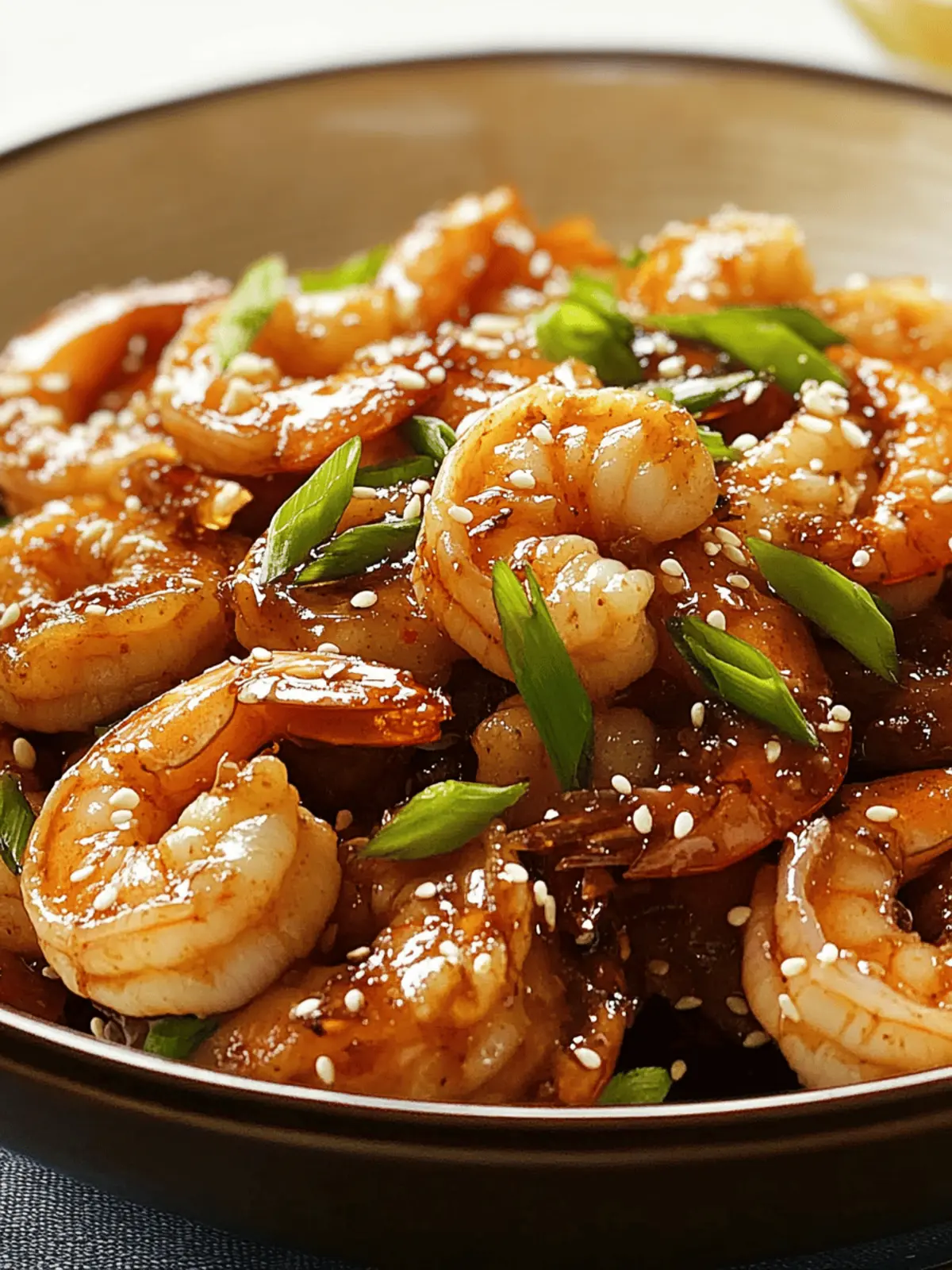 Sizzling Shrimp Stir-Fry with Ginger, Garlic, and Sesame