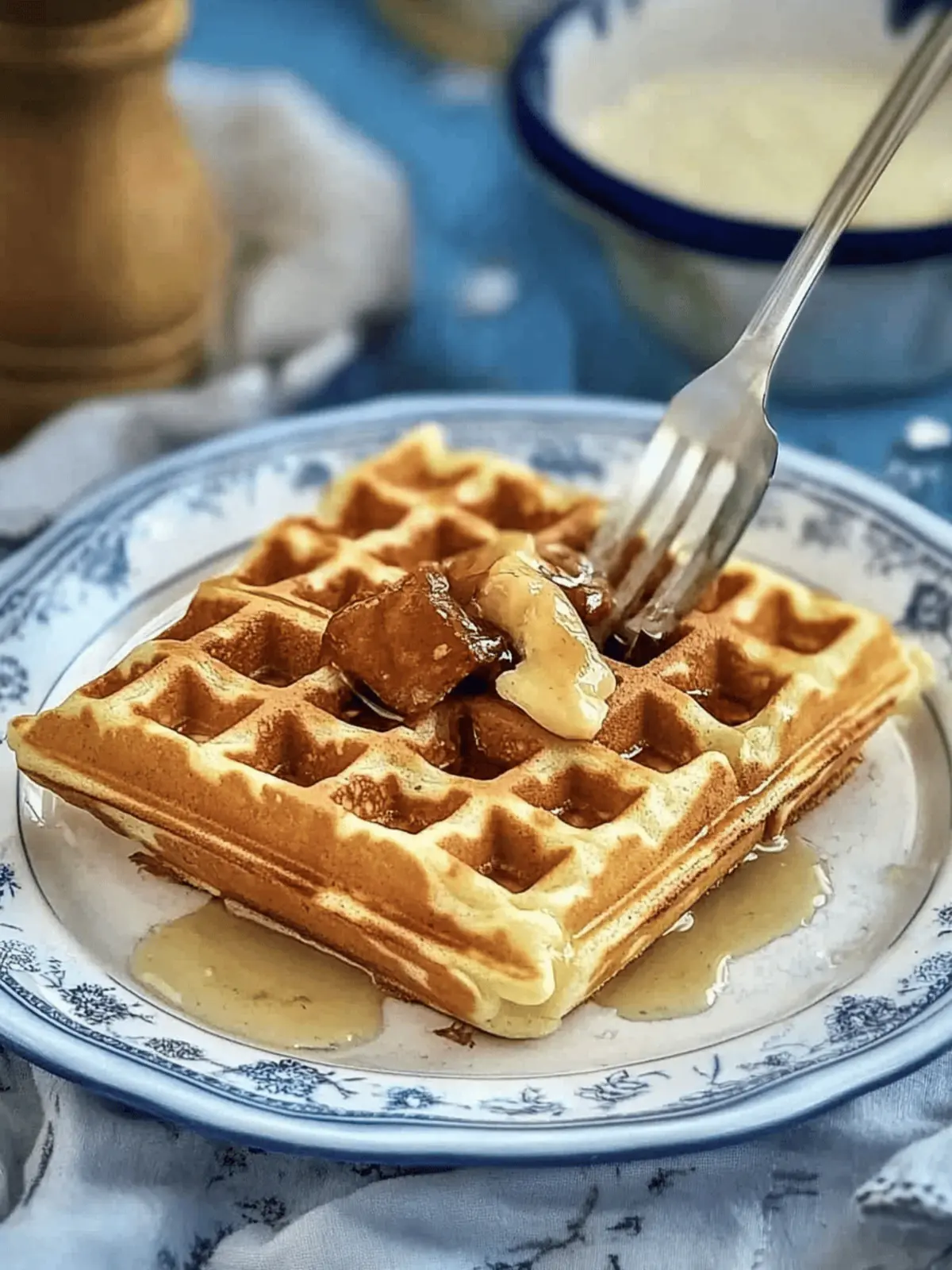 Yeasted Waffles - Mangia Bedda