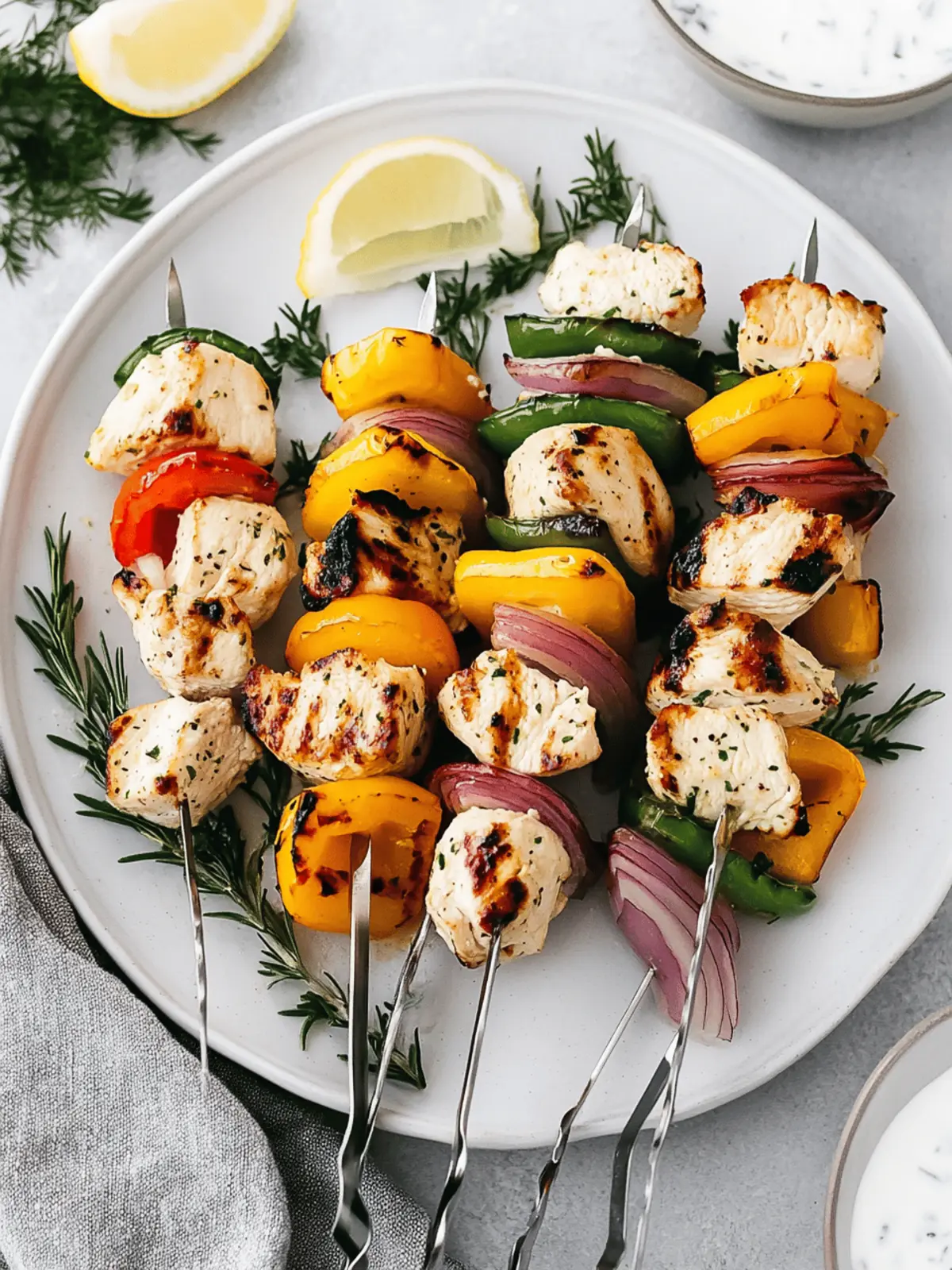 Greek Chicken Kabobs