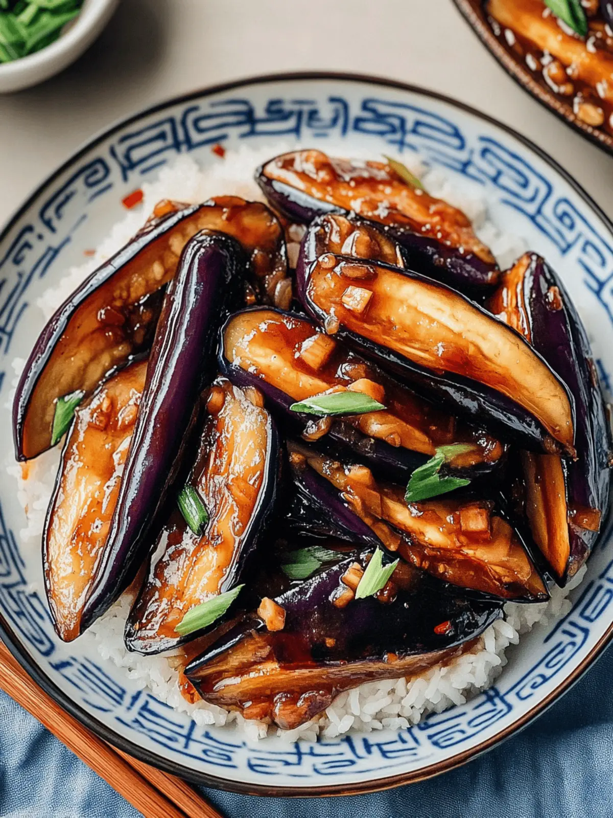 Chinese Eggplant with Garlic Sauce