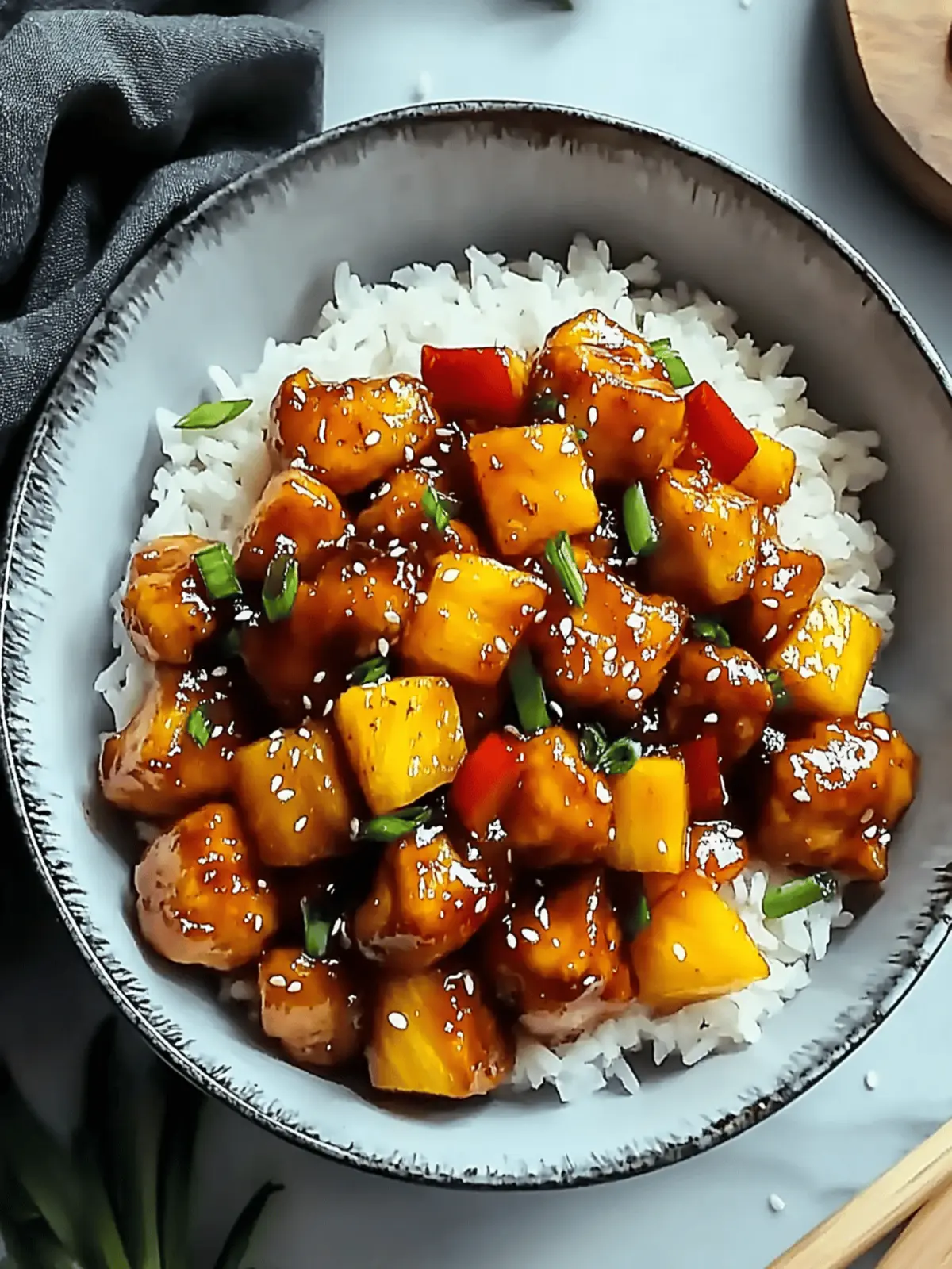 Sweet and Sour Chicken with Pineapple