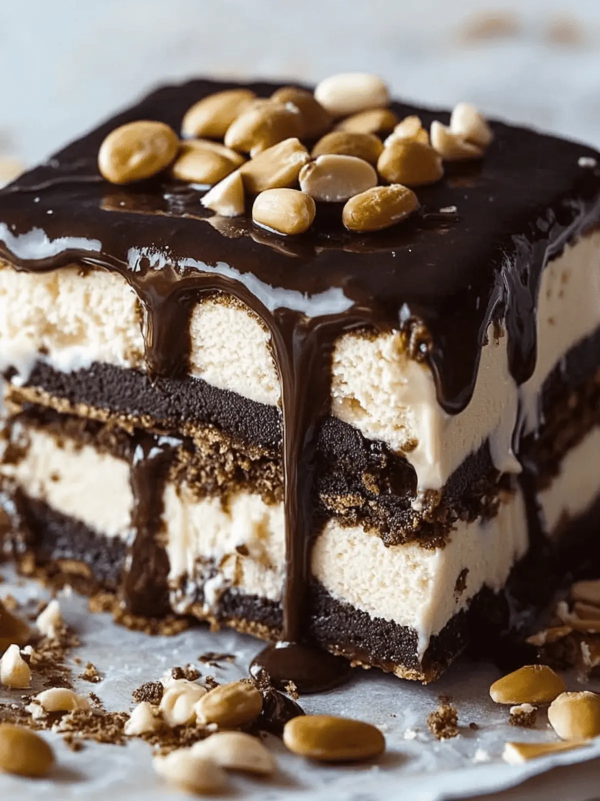 Decadent Hot Fudge Ice Cream Bars