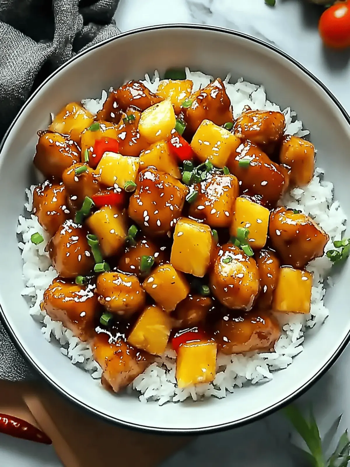 Sweet and Sour Chicken with Pineapple