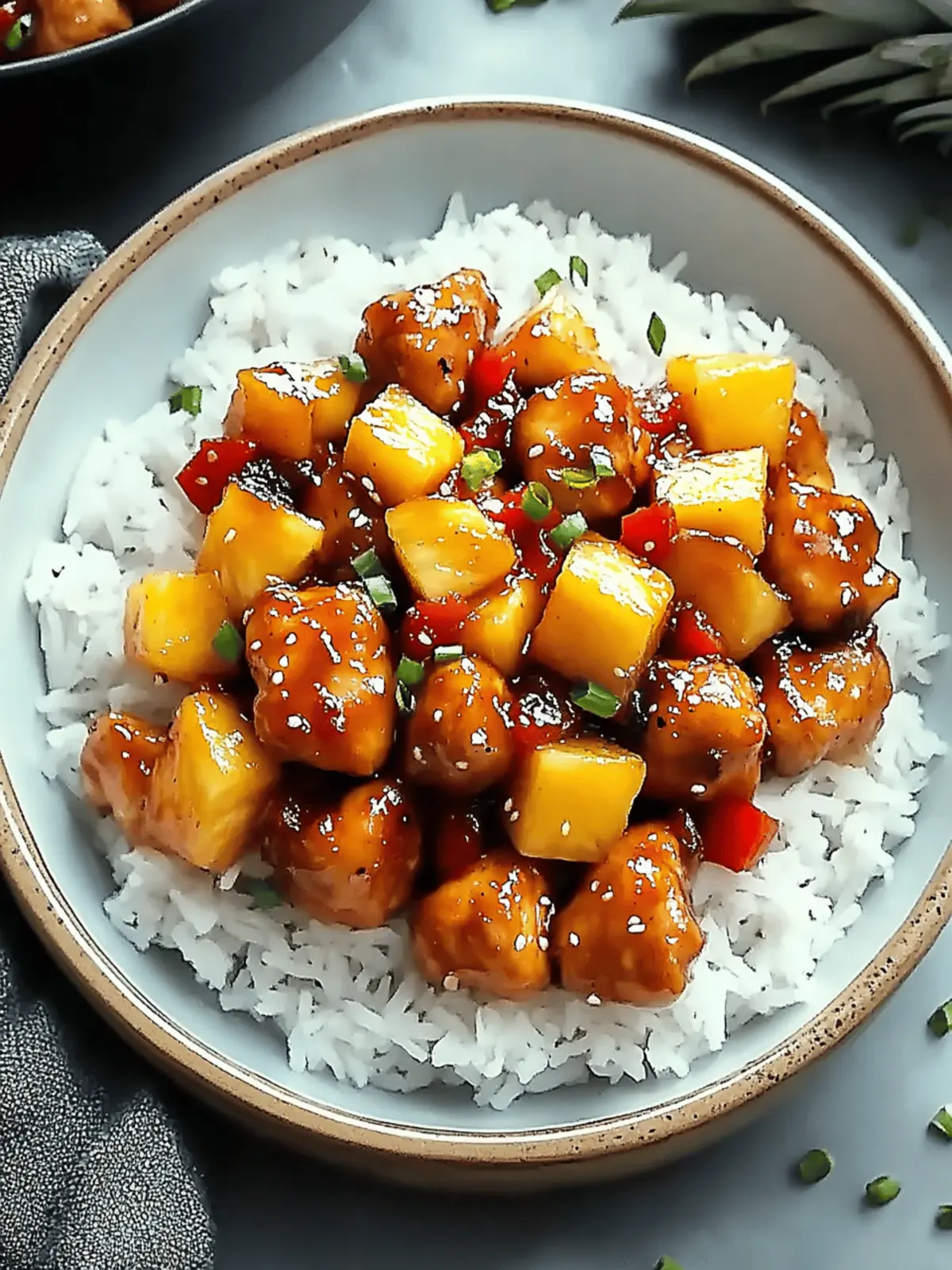 Sweet and Sour Chicken with Pineapple