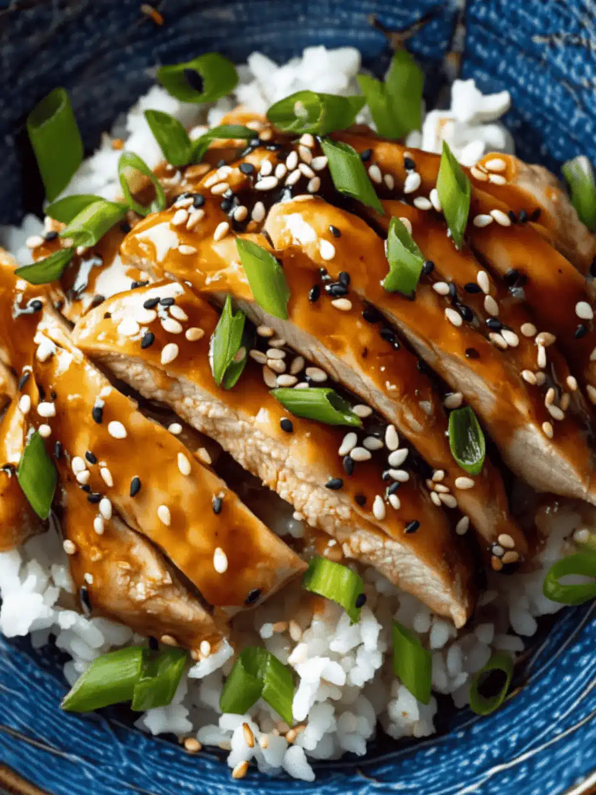 Teriyaki Chicken with Toasted Sesame