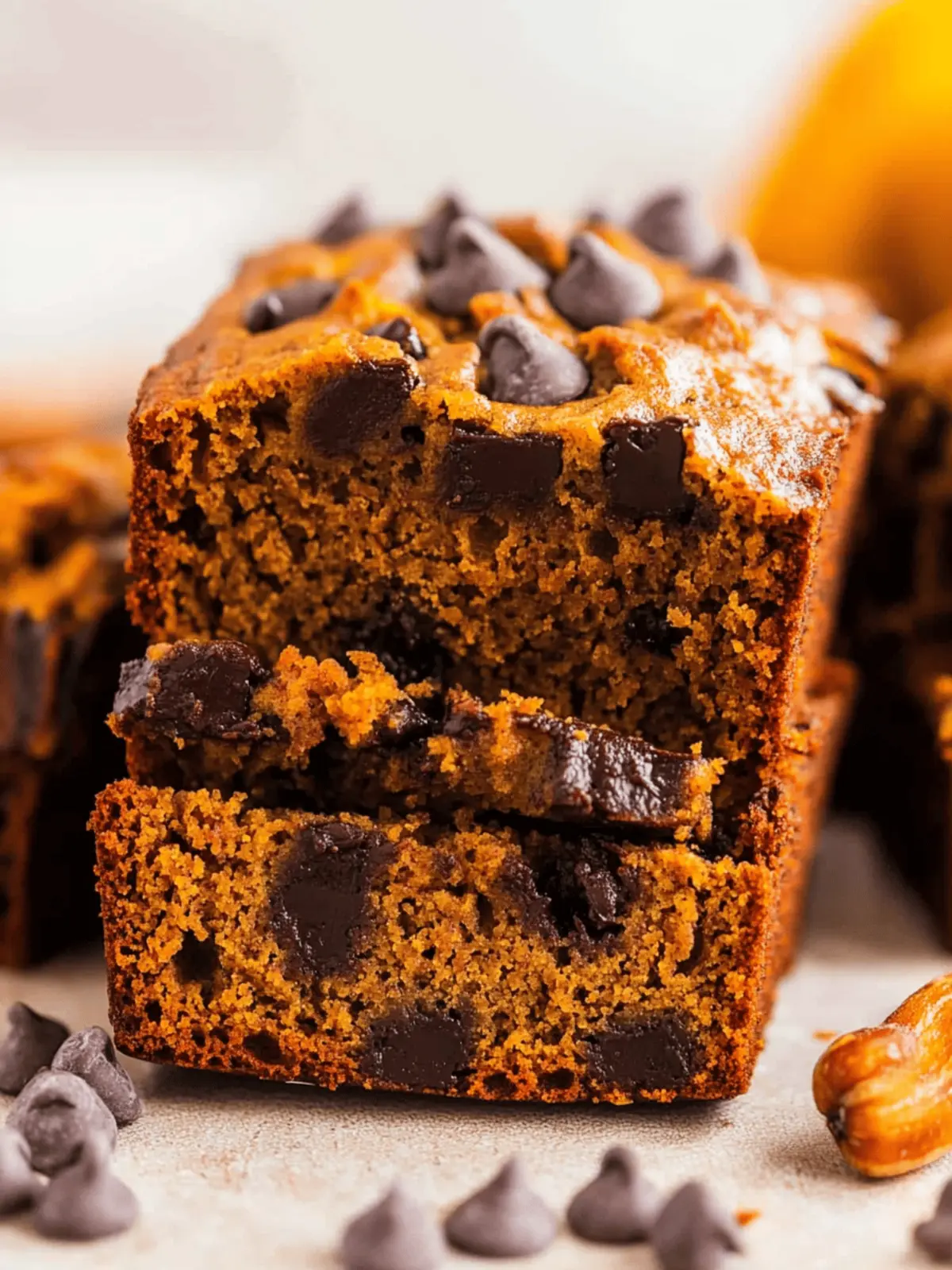 Pumpkin Chip Banana Bread