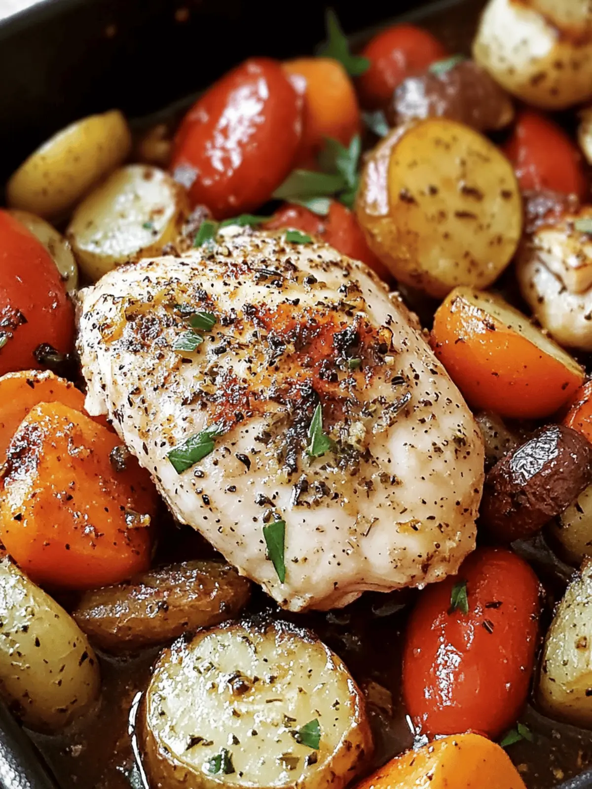 Herb-Roasted Chicken with Garden Vegetables