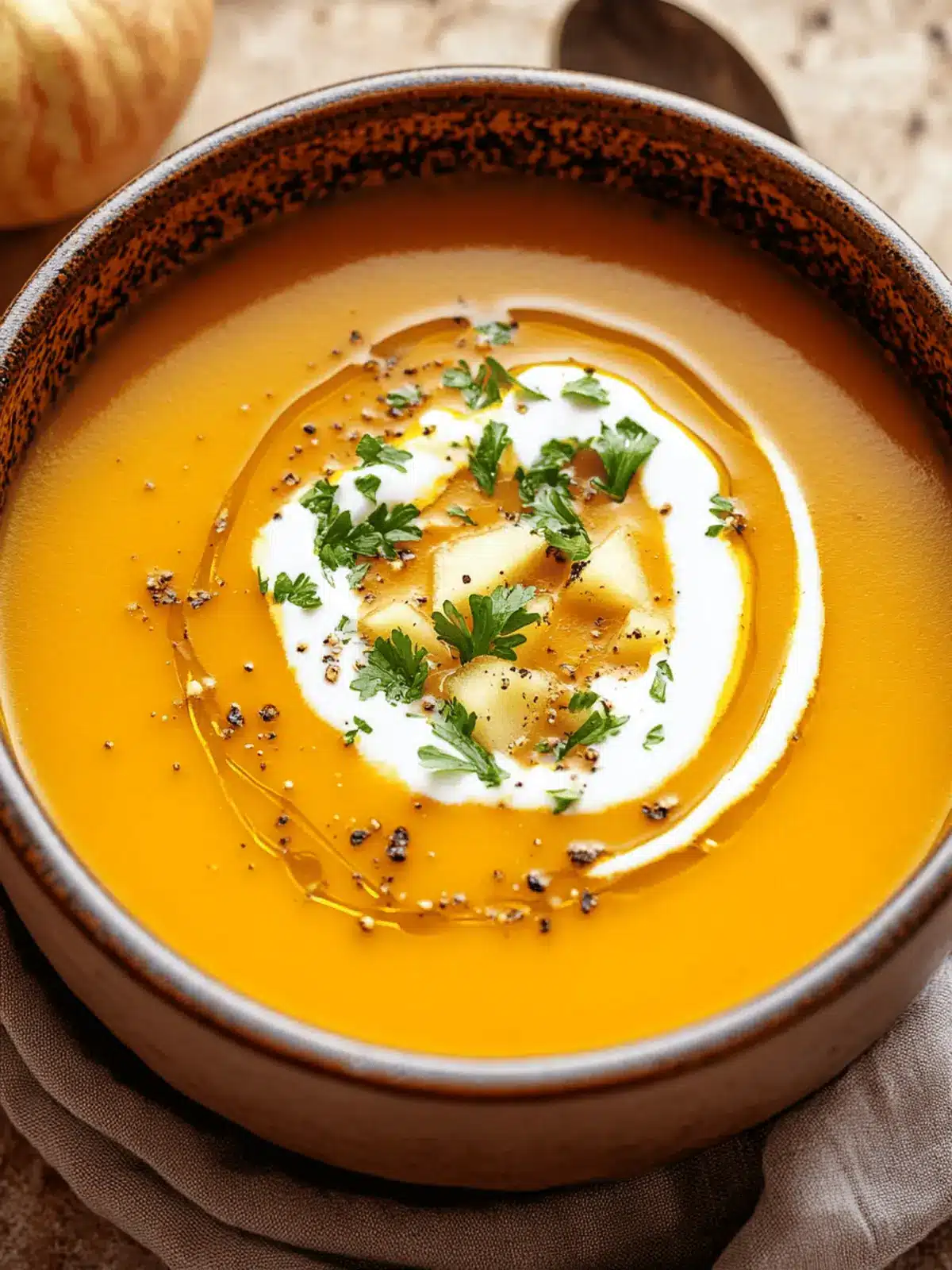 Butternut Squash & Apple Soup