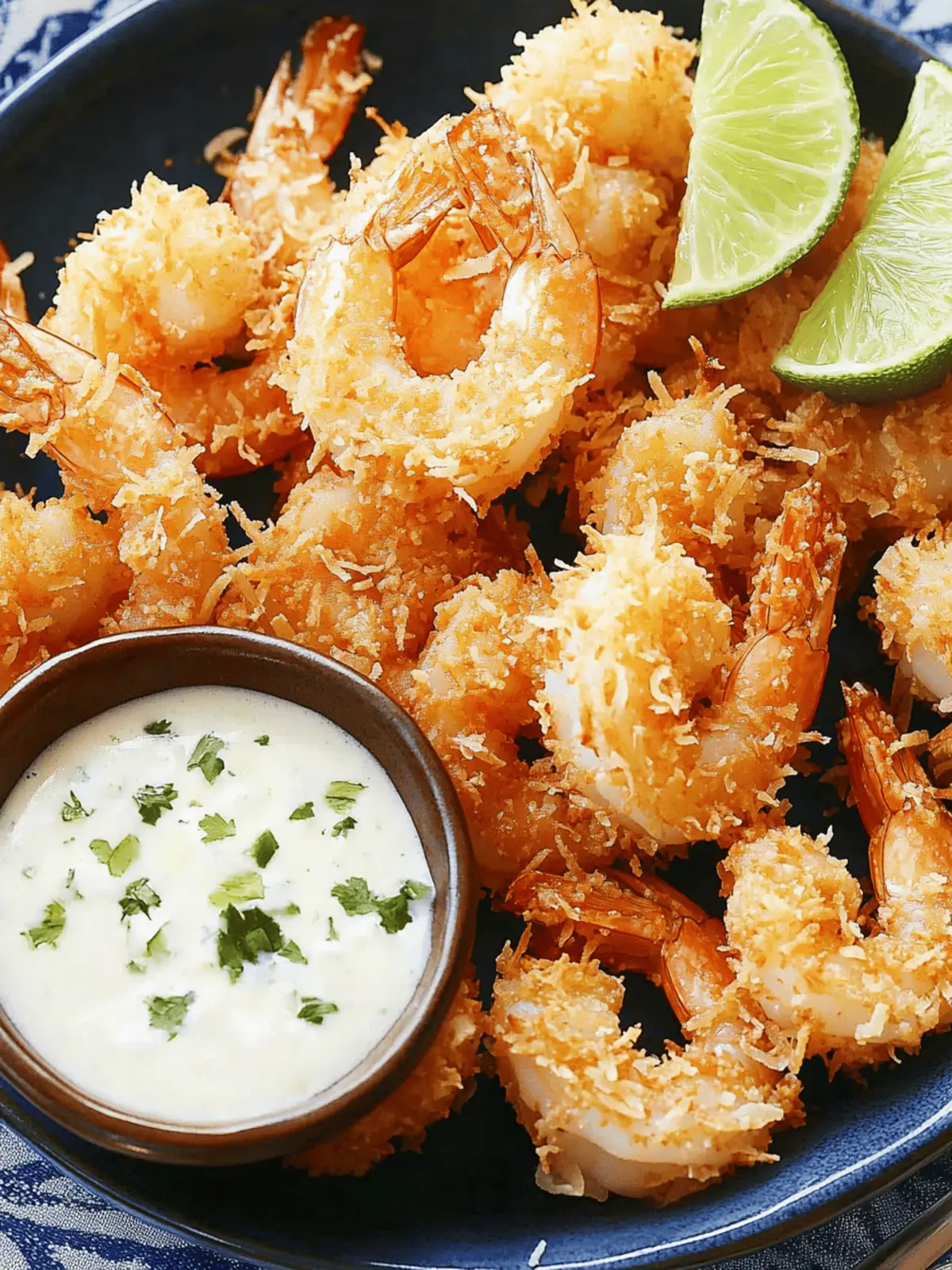 Crispy Coconut Shrimp with Zesty Honey-Lime Dip