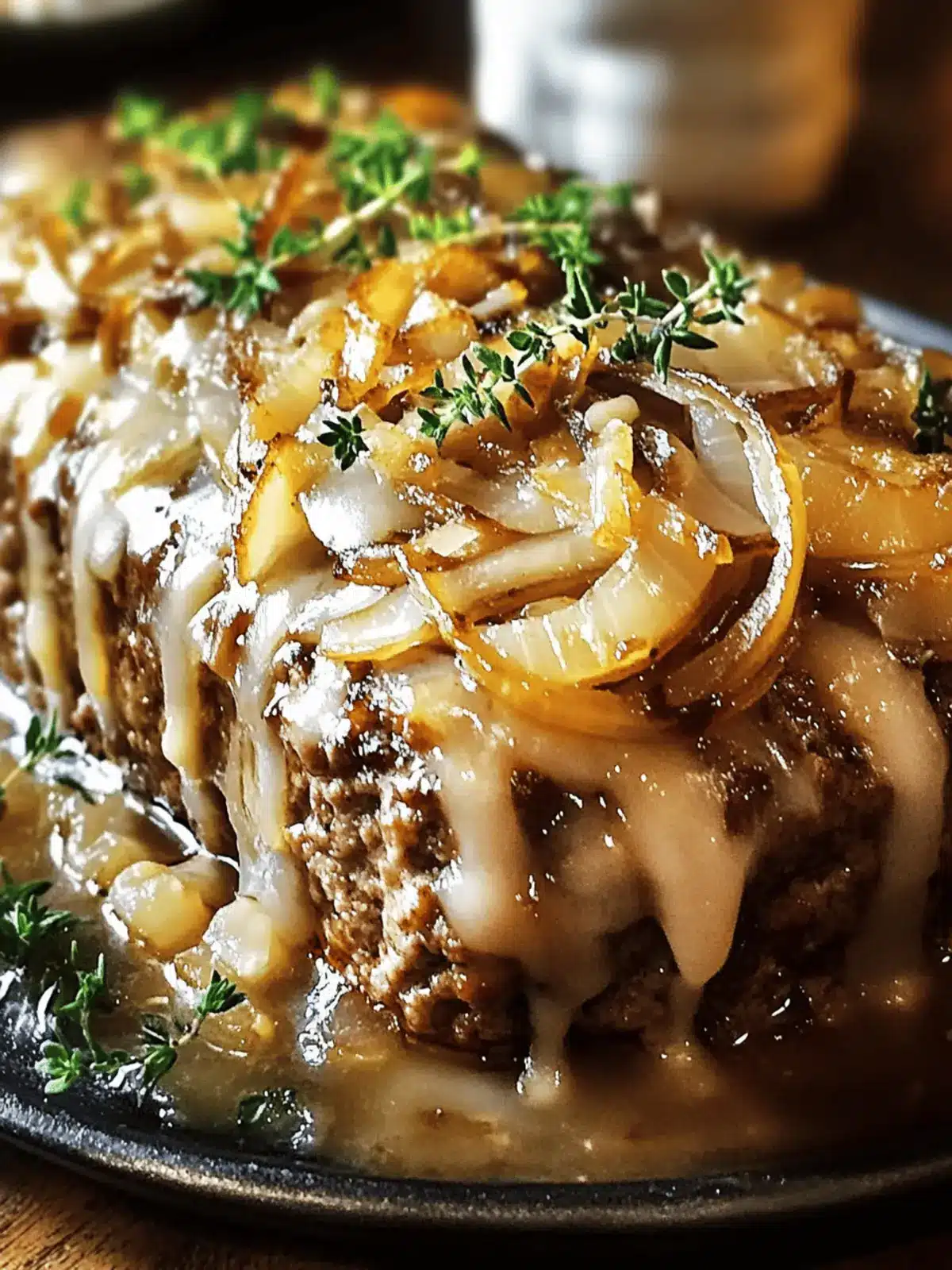 French Onion Meatloaf