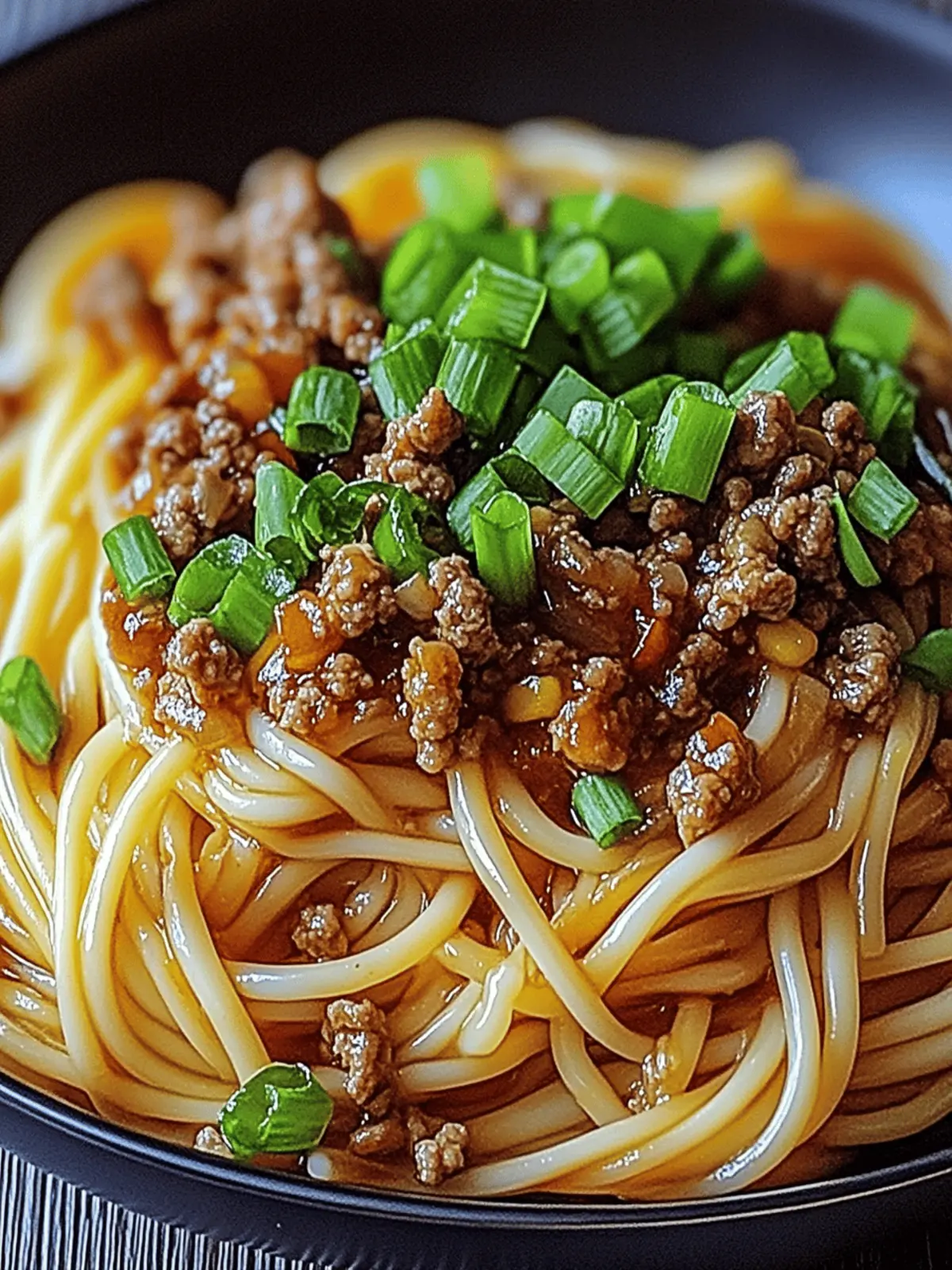 Quick & Flavorful Asian Ground Beef Noodles Recipe