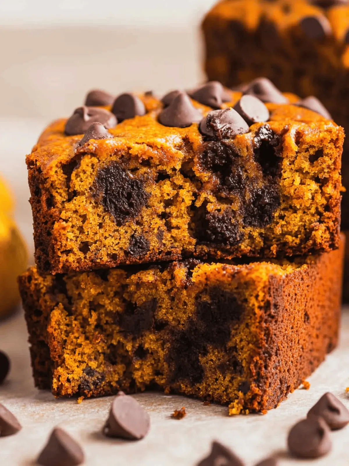 Pumpkin Chip Banana Bread