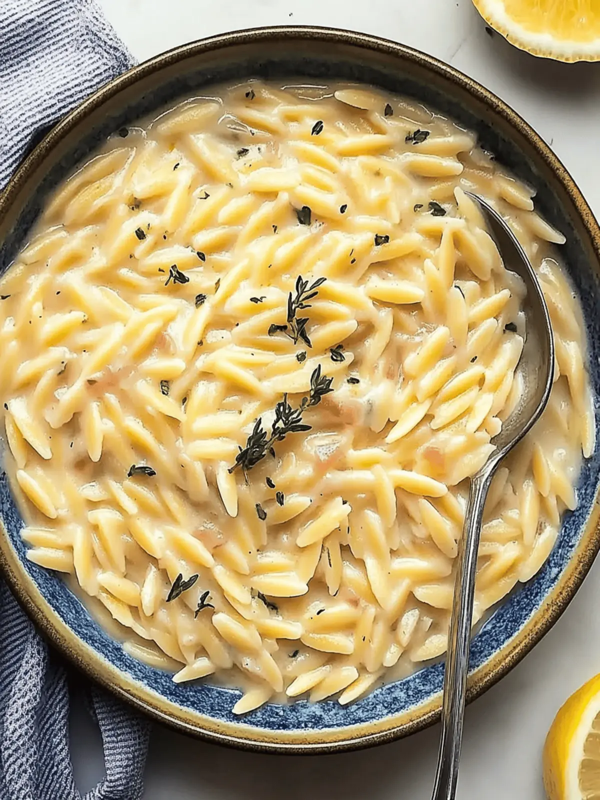 One Pot Lemon Orzo Pasta - Zesty Comfort in Every Bite 4 One Pot Lemon Orzo Pasta